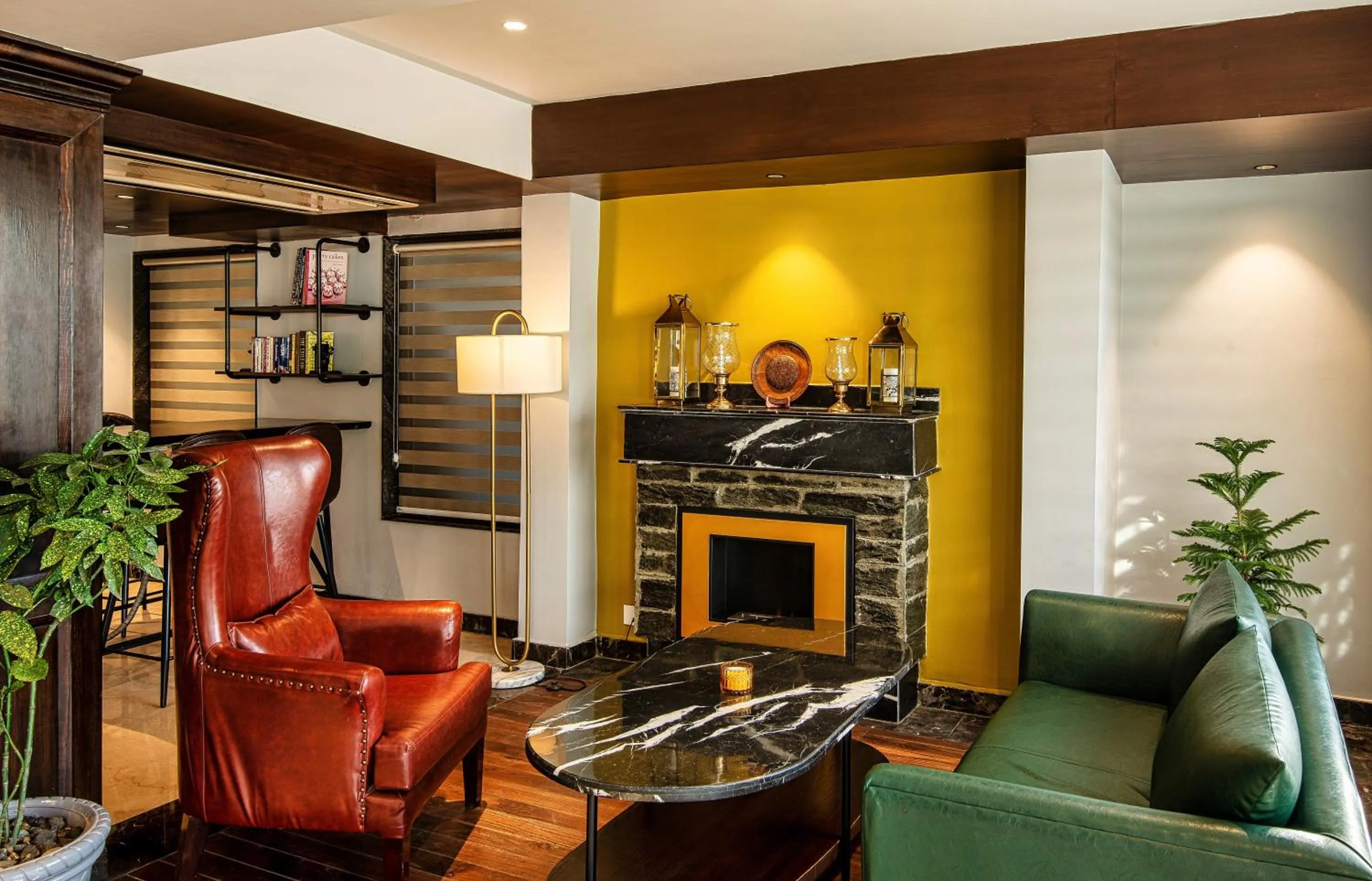 Lobby or reception in The Vintage Srinagar at Dal Lake