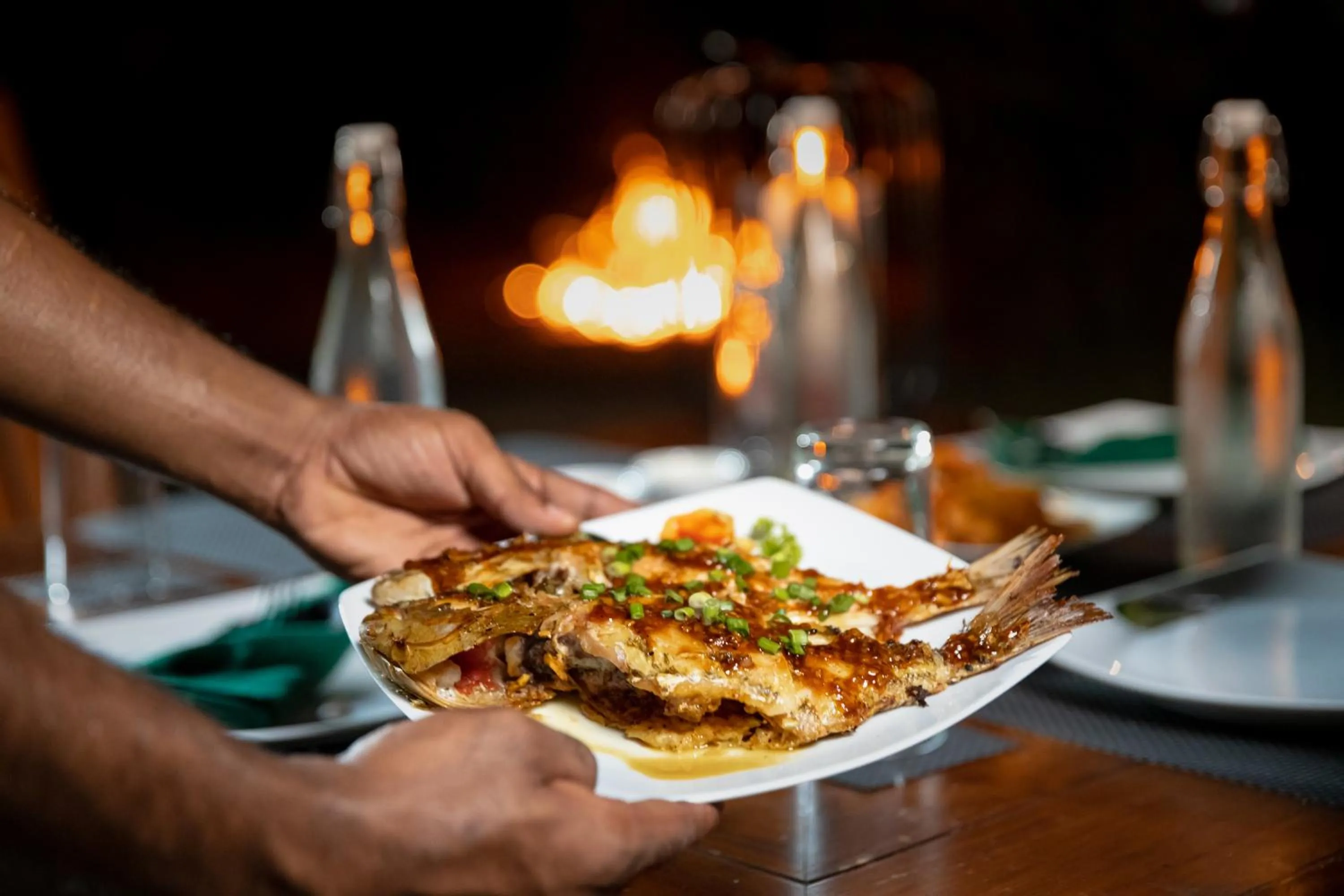 Dinner in Leopard Reach Yala by Seven Angels