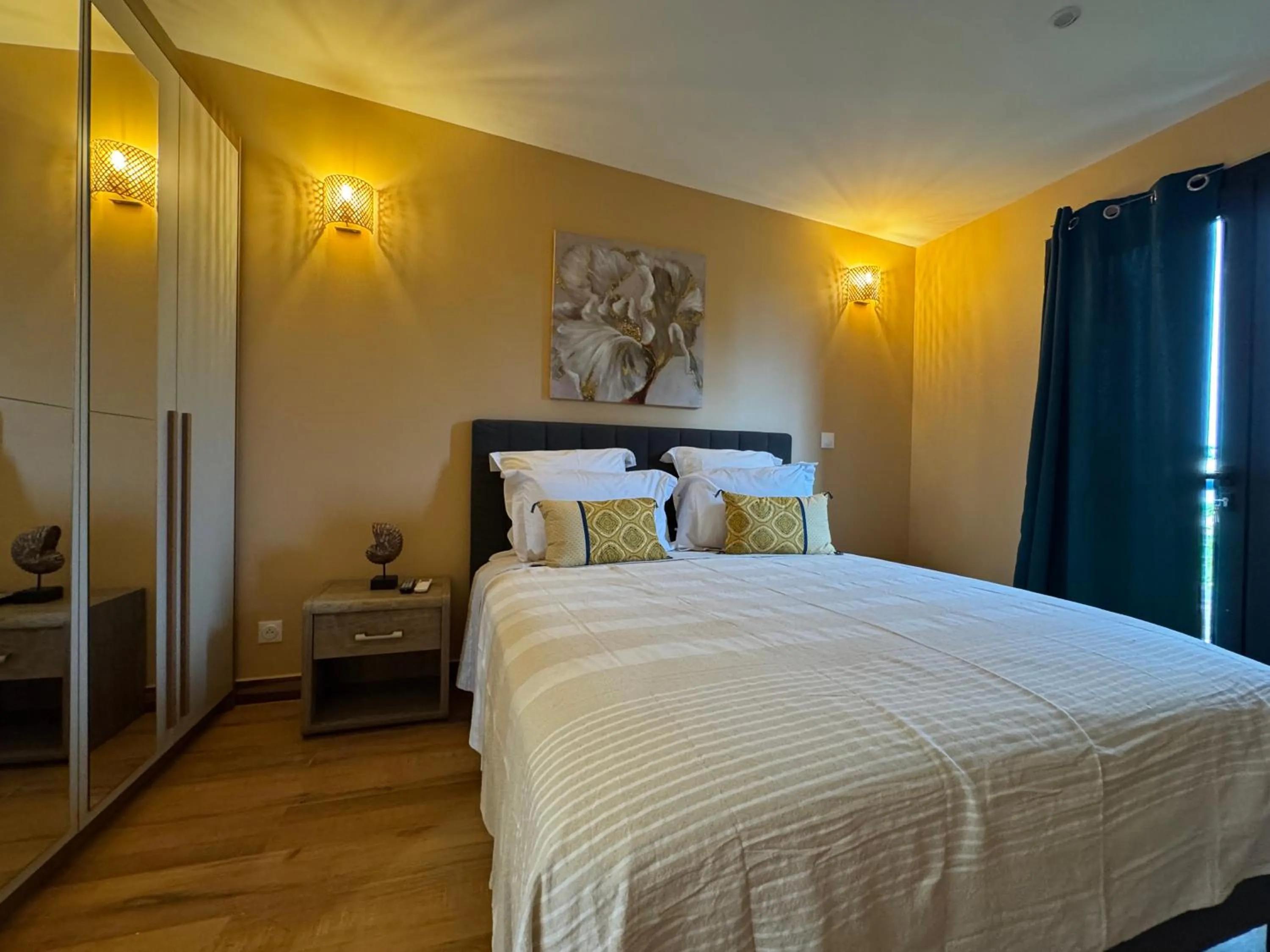 Bed in Le Passamainty Lodge