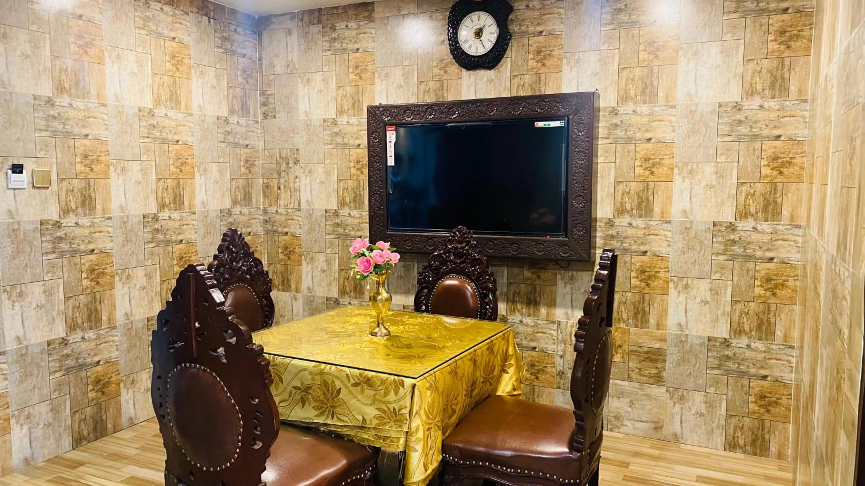 Dining area in HYDERS PARK- THE LUXURY HOTEL