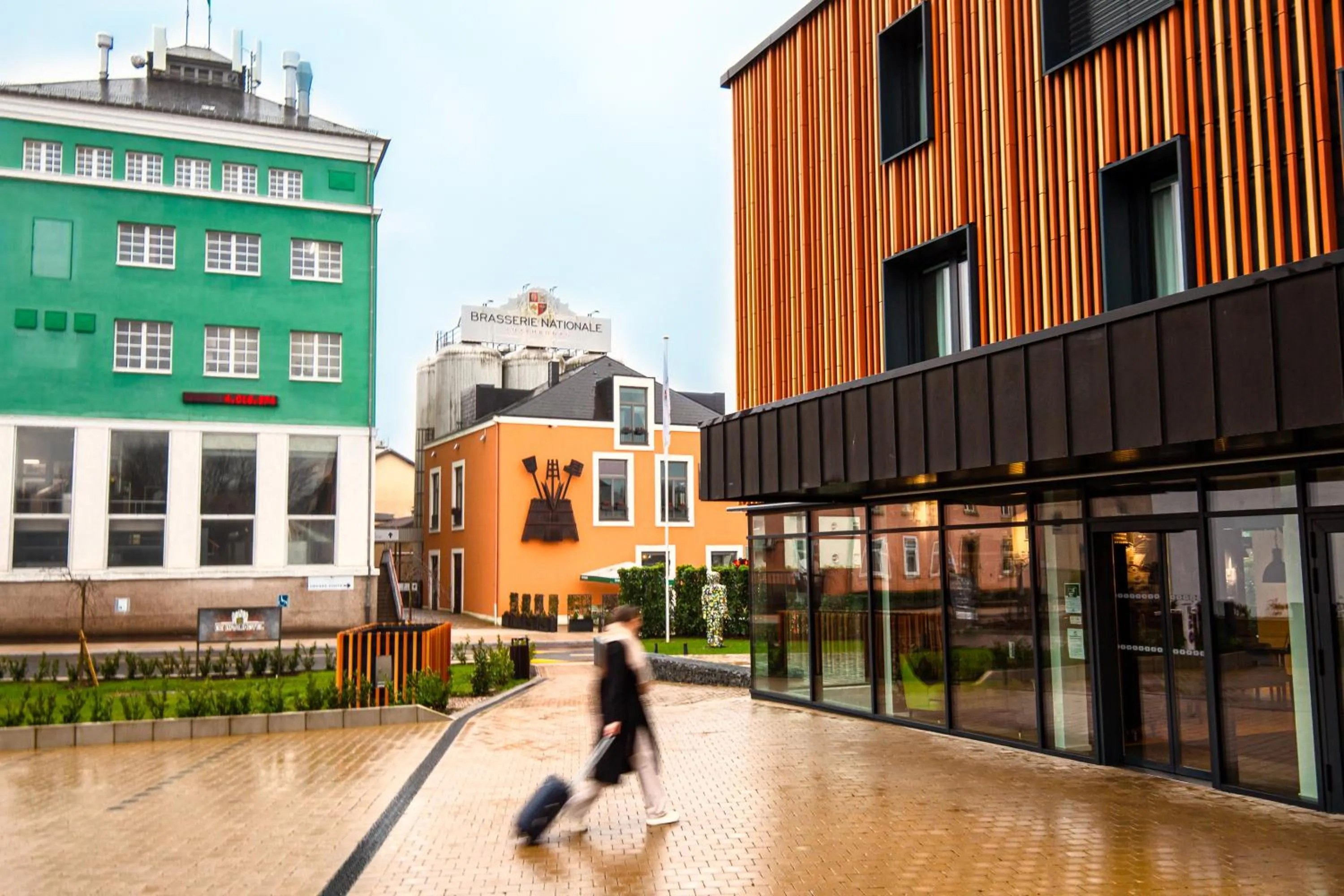 Property building in De Brauhotel - Hôtel de la Brasserie Nationale