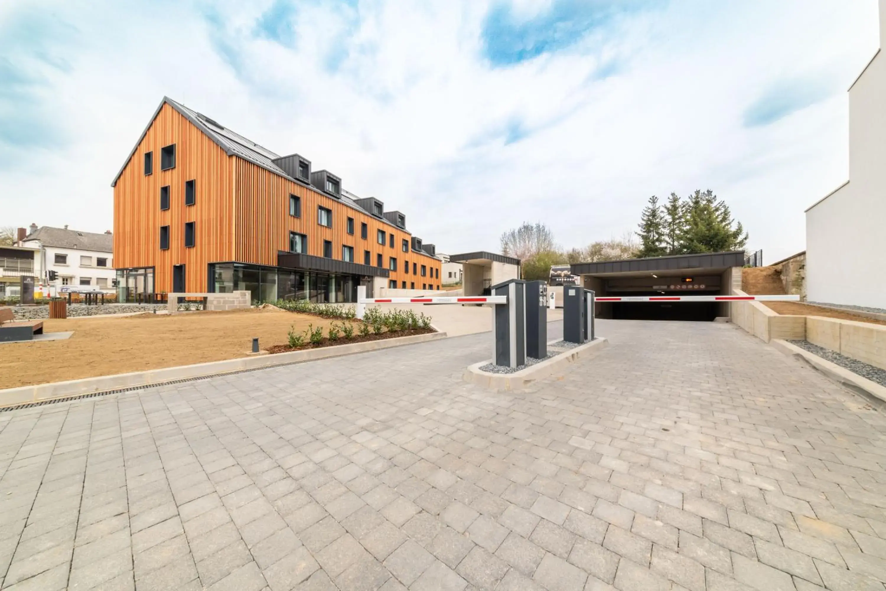 Property building in De Brauhotel - Hôtel de la Brasserie Nationale Property building in De Brauhotel - Hôtel de la Brasserie Nationale