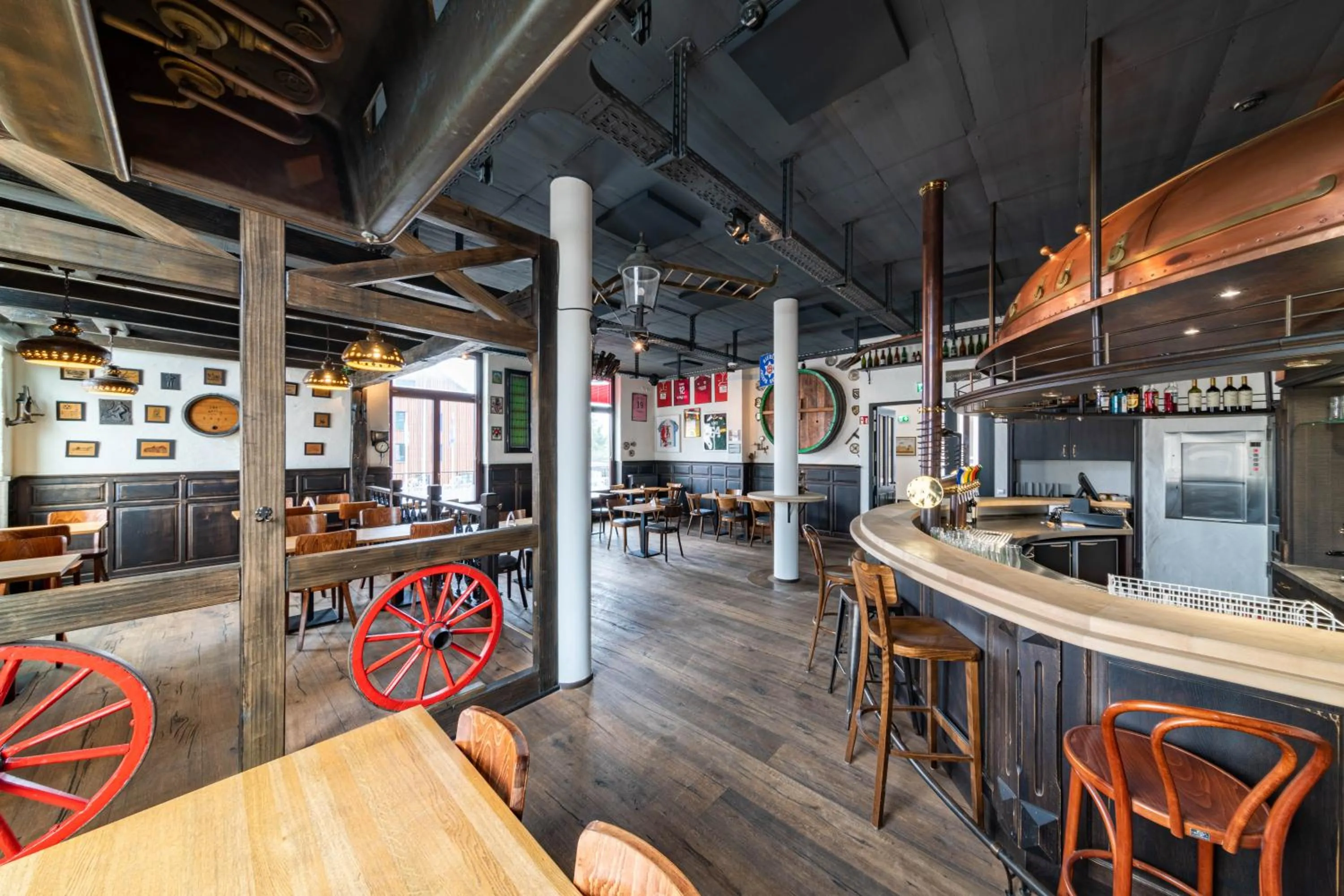 Restaurant/places to eat in De Brauhotel - Hôtel de la Brasserie Nationale