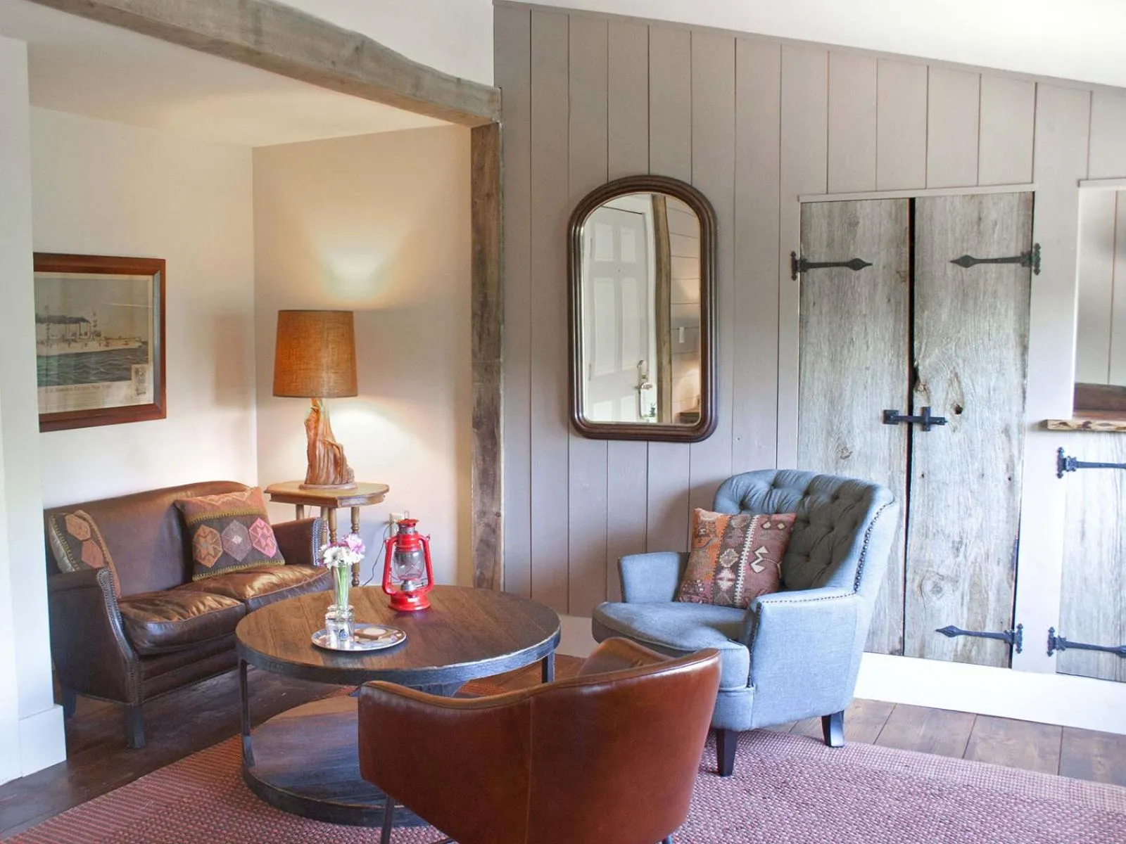 Seating area in Three Chimneys Inn