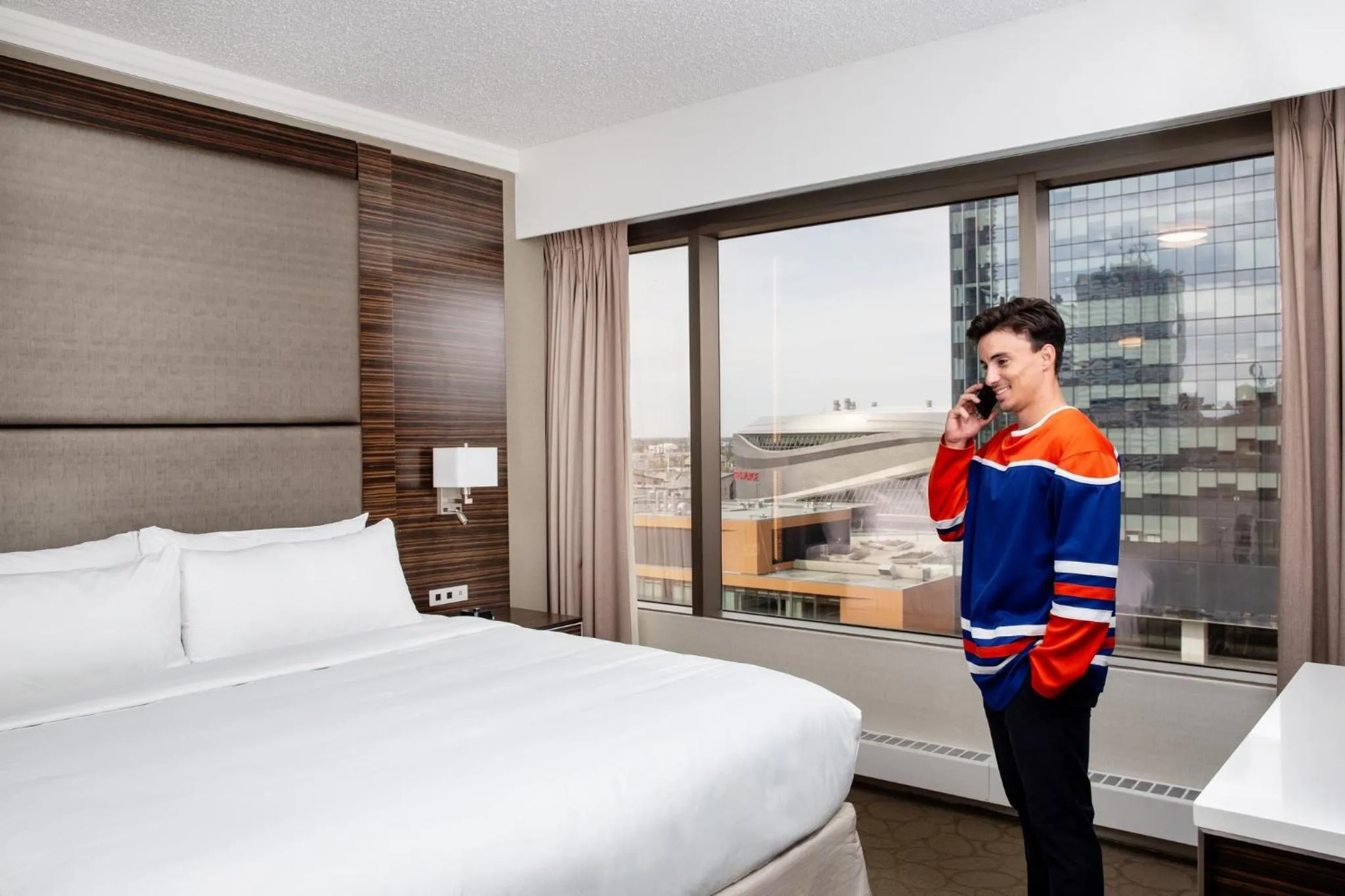 Bed in Delta Hotels by Marriott Edmonton Centre Suites