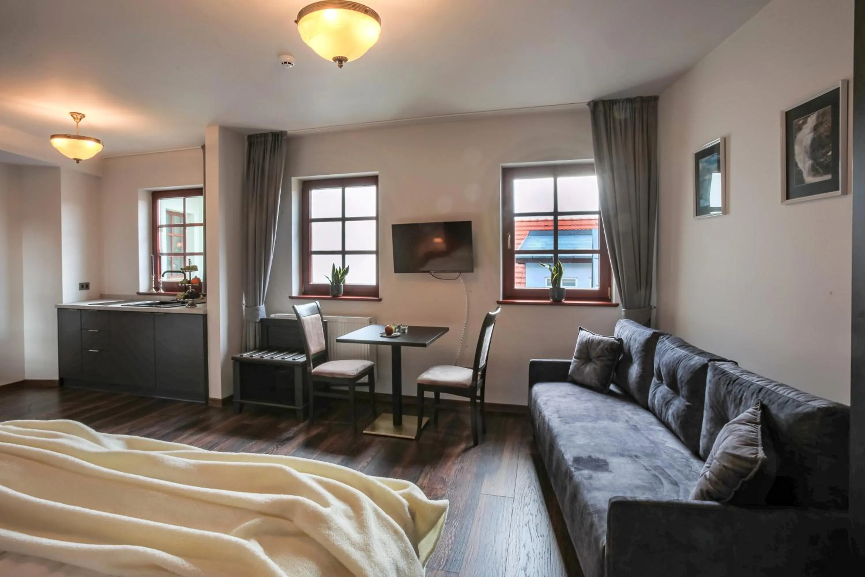 Kitchen or kitchenette in ZEPPELIN APARTMENTS Simple Acomodation