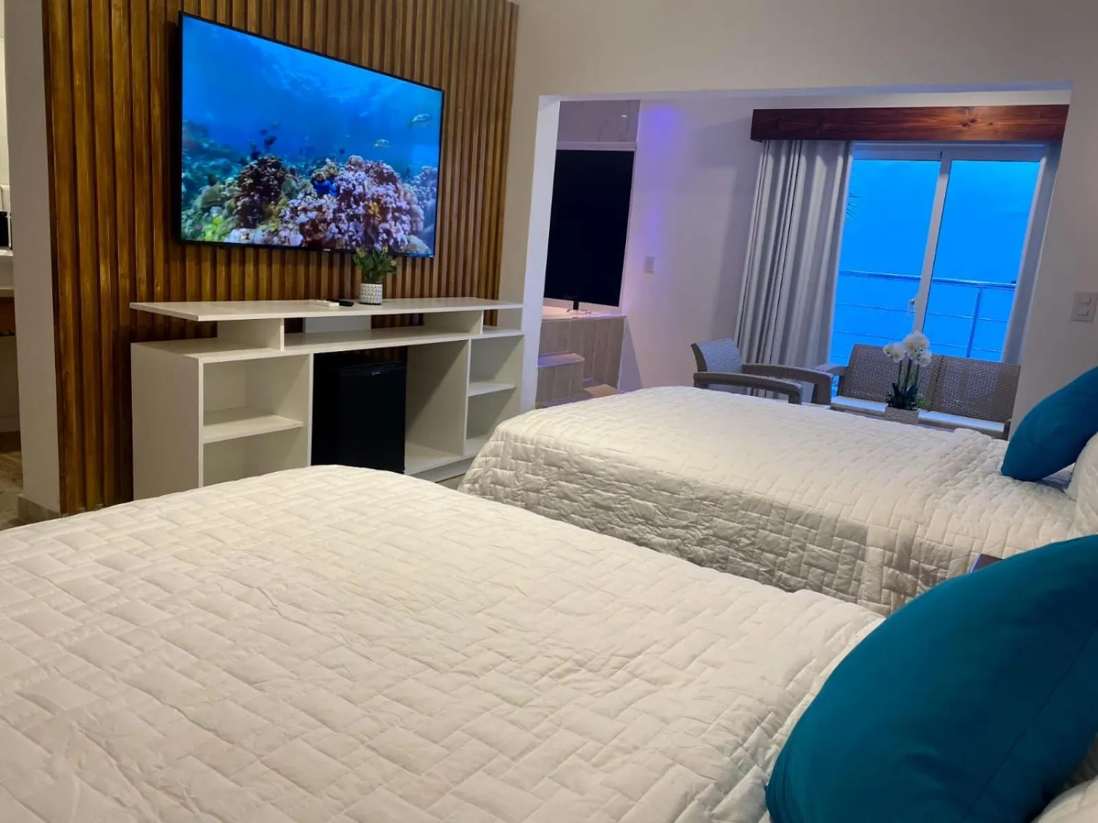 Bed in Halibut Hotel