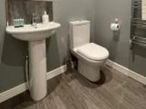 Bathroom in The Skye Bridge Hotel