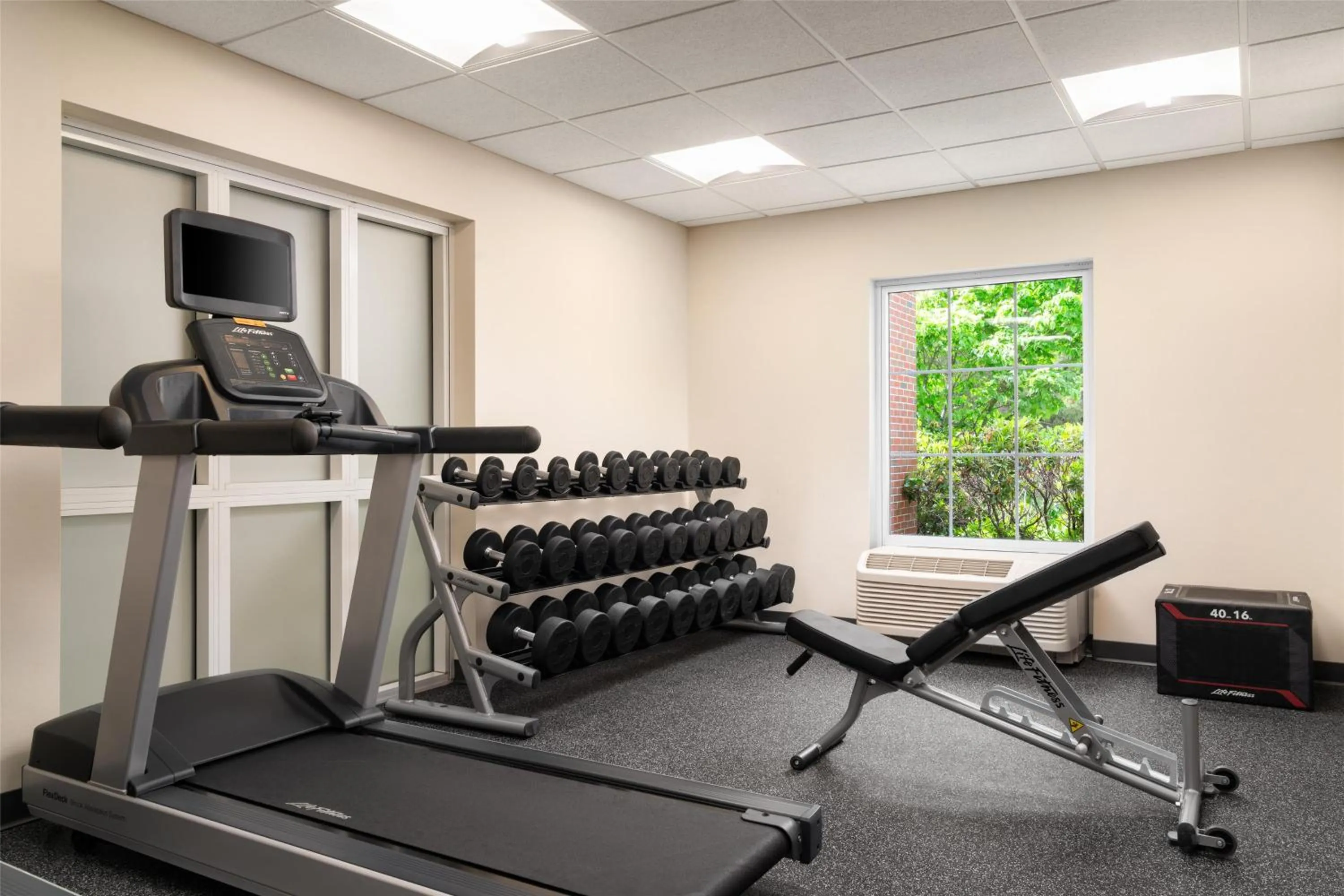Fitness centre/facilities in Hampton Inn & Suites Middletown
