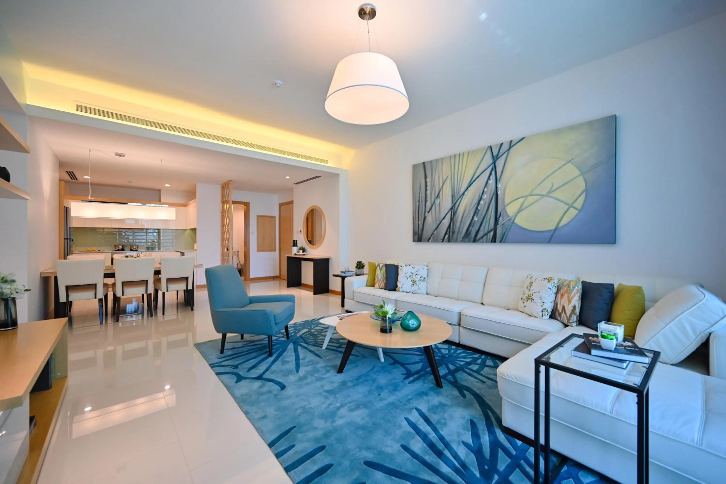 Living room in Springfield Suites