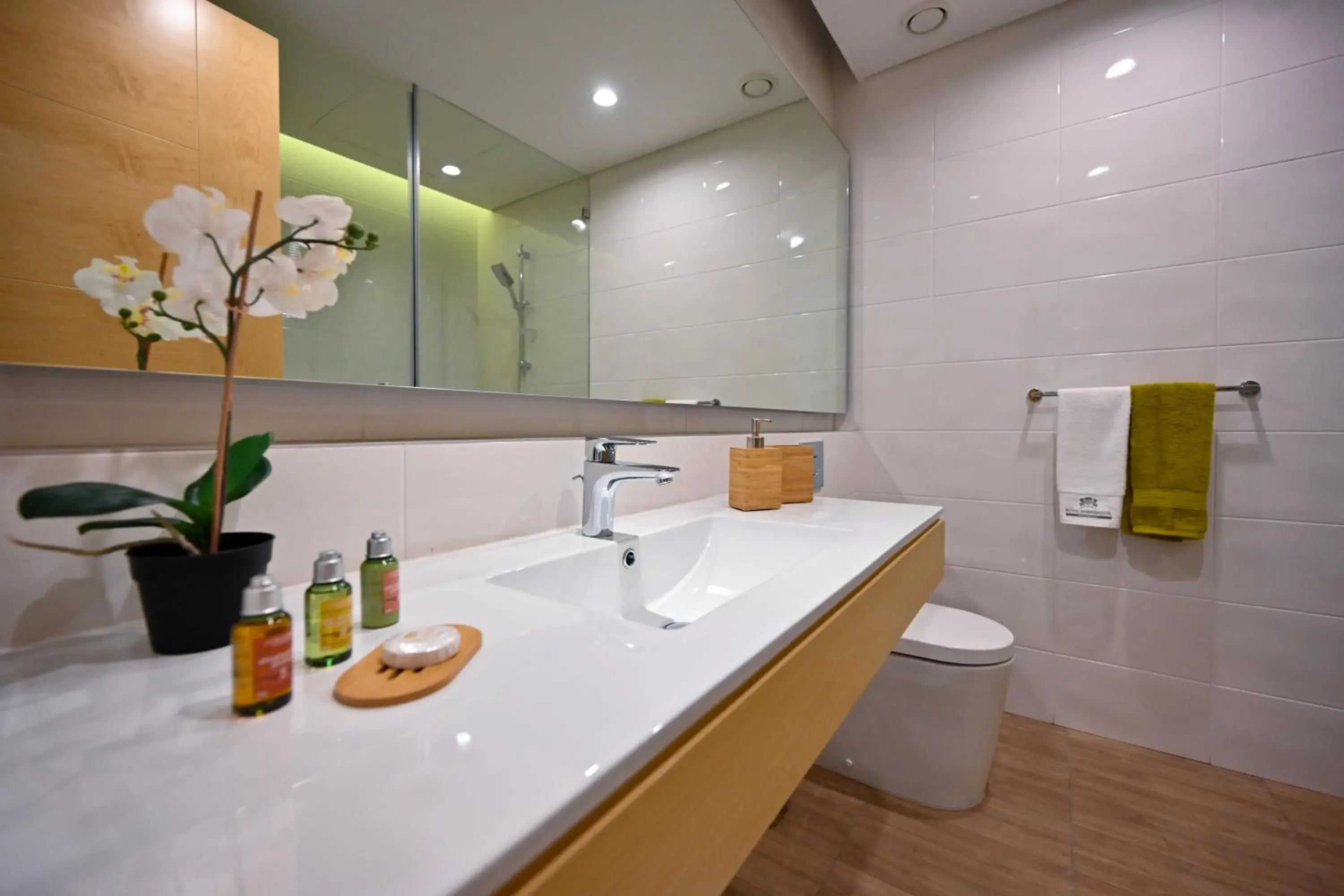 Bathroom in Springfield Suites Bathroom in Springfield Suites