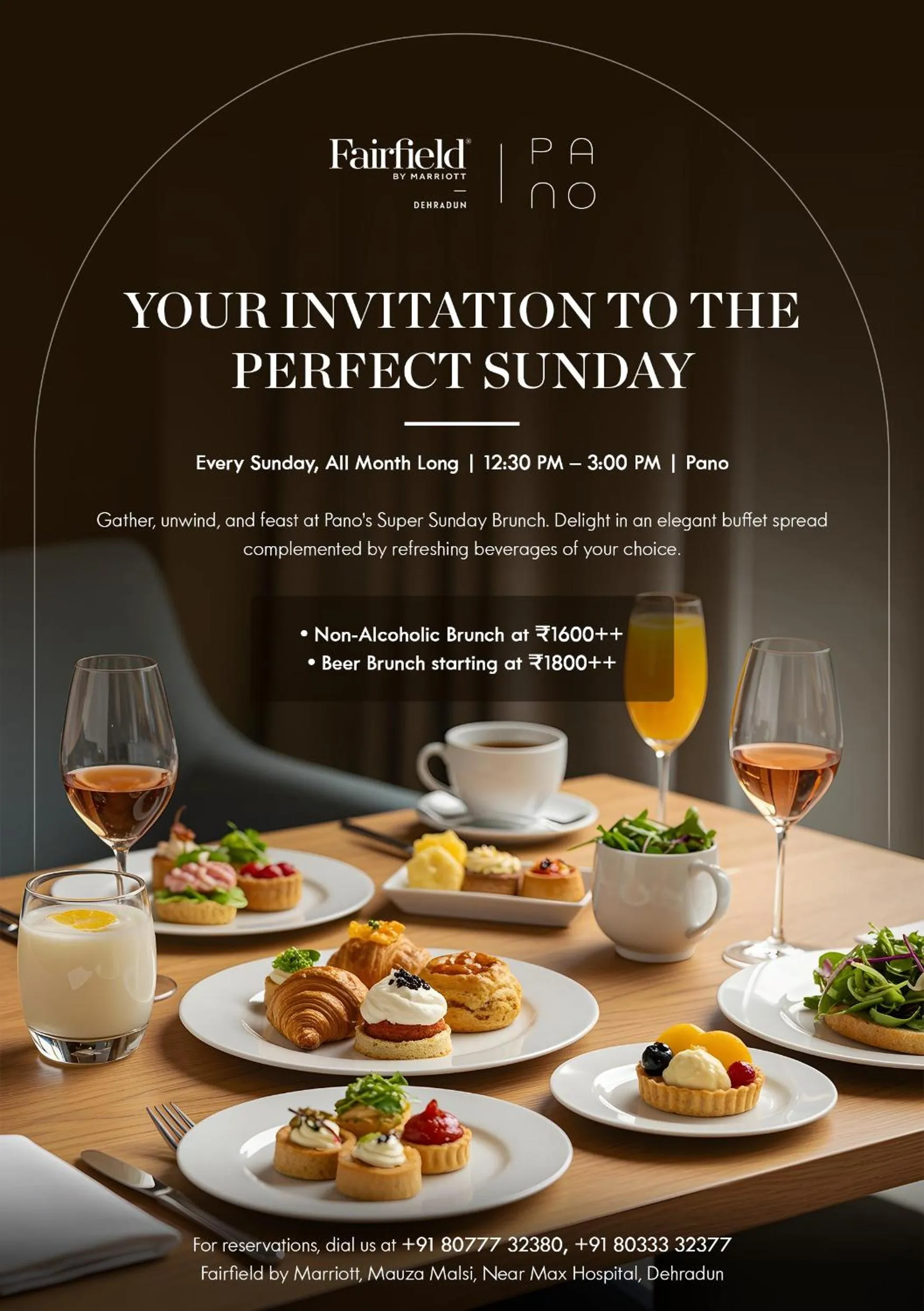 Restaurant/places to eat in Fairfield by Marriott Dehradun