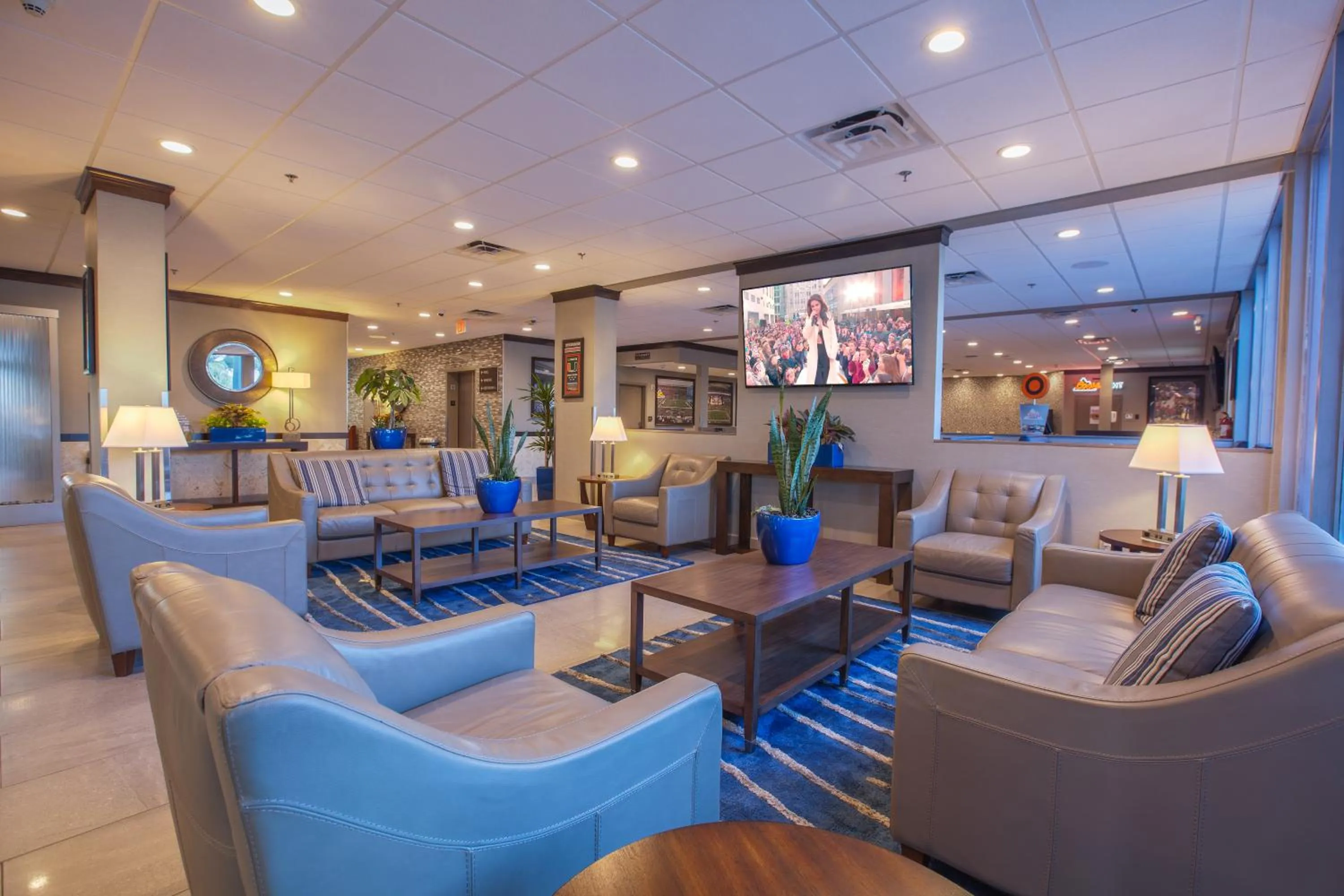 Lobby or reception in Stadium Hotel