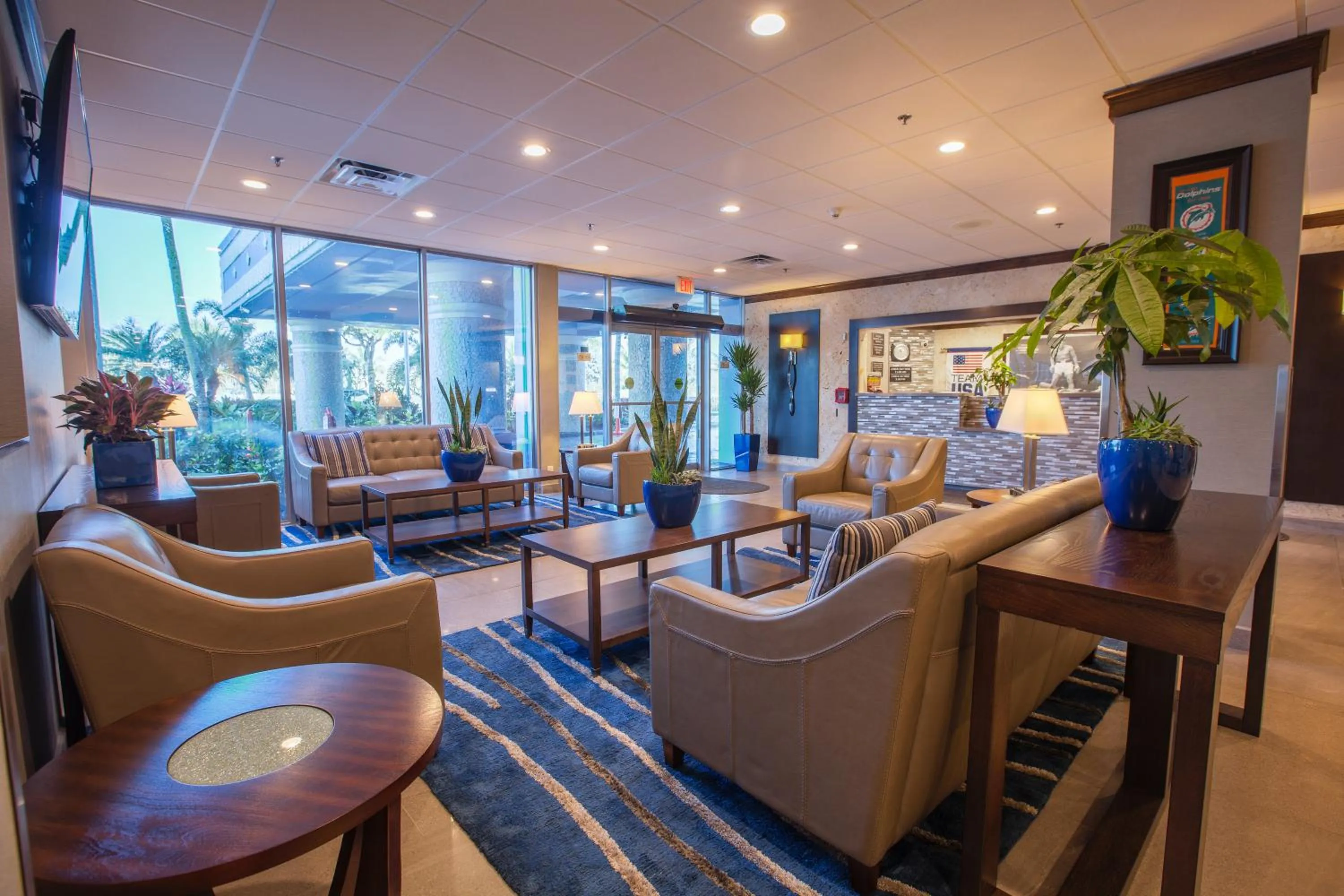 Lobby or reception in Stadium Hotel