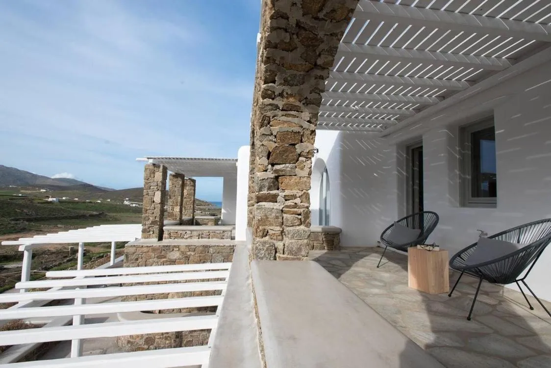 Natural landscape in Koumi Homes Mykonos
