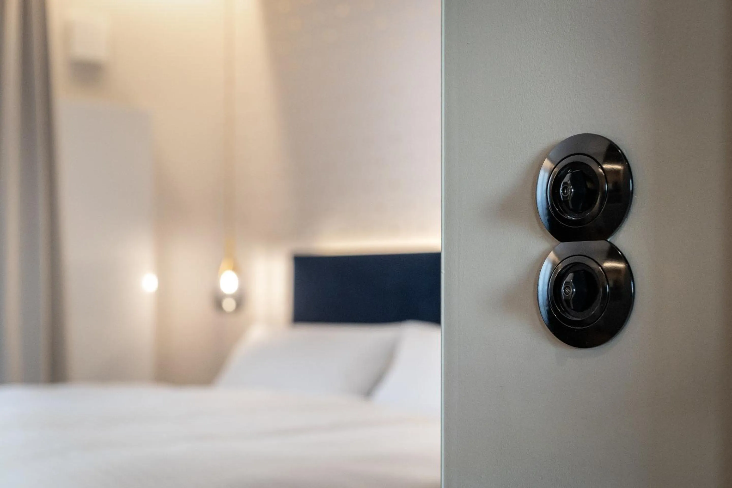 Bed in I LOVE SYLT Hotel Terminus ADULTS ONLY