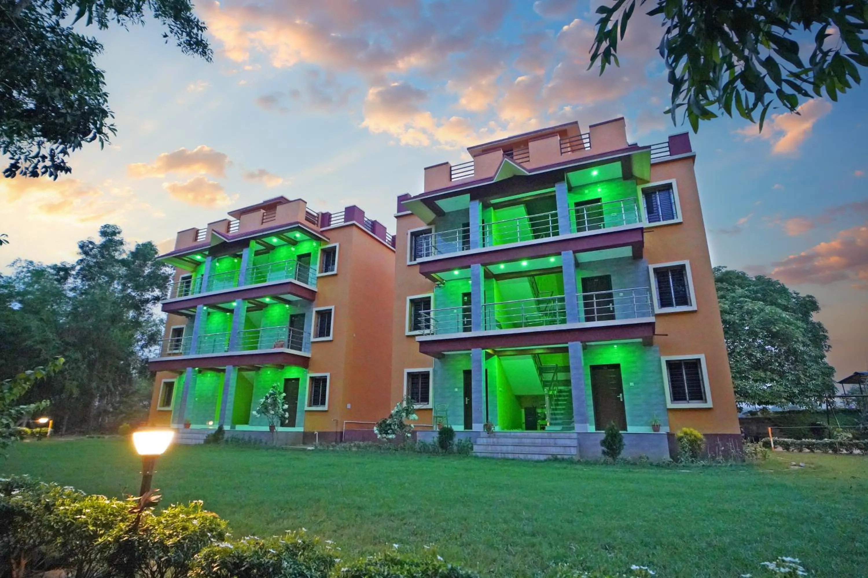 Property building in Resort Neel Nirjan !! Best Family Couple friendly family Resort!!
