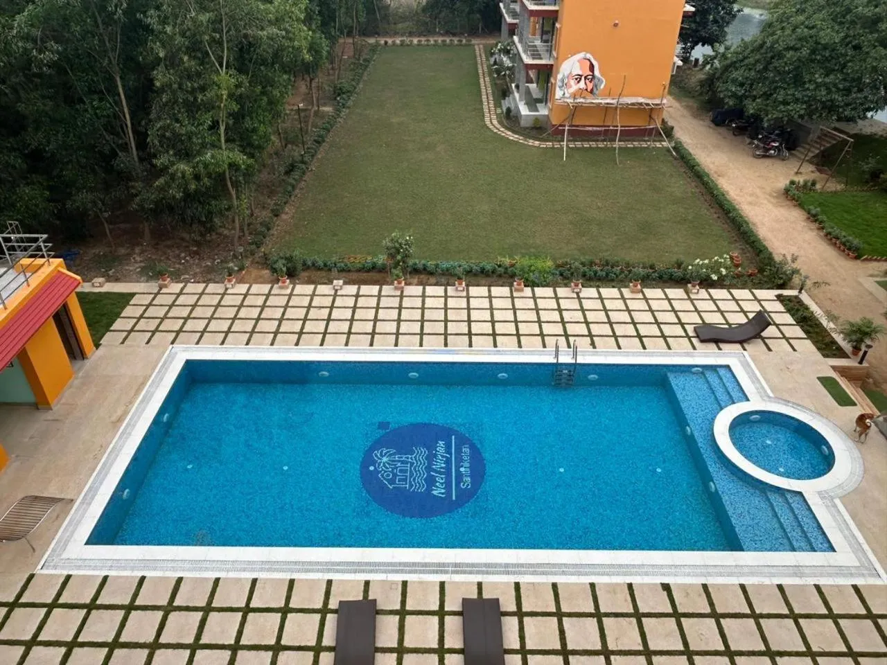 Property building in Resort Neel Nirjan !! Best Family Couple friendly family Resort!!