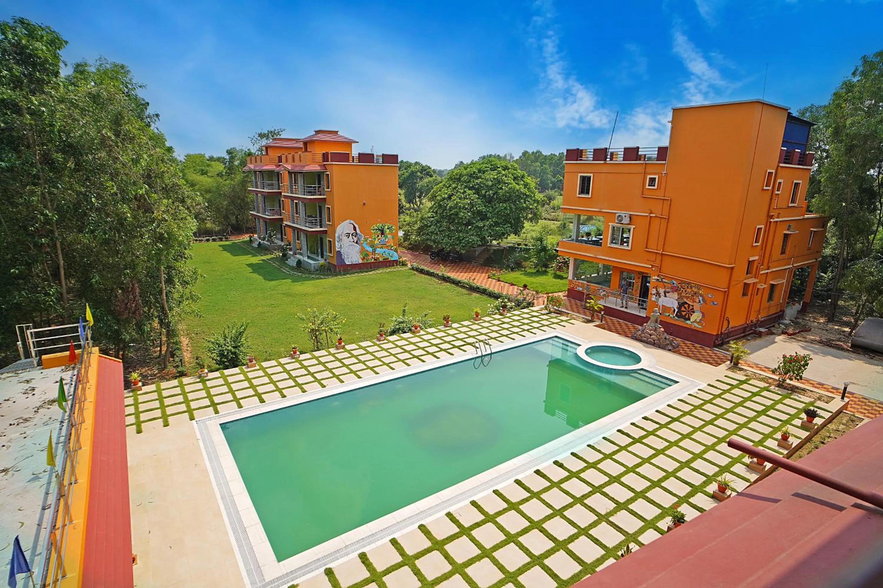 Property building in Resort Neel Nirjan !! Best Family Couple friendly family Resort!!