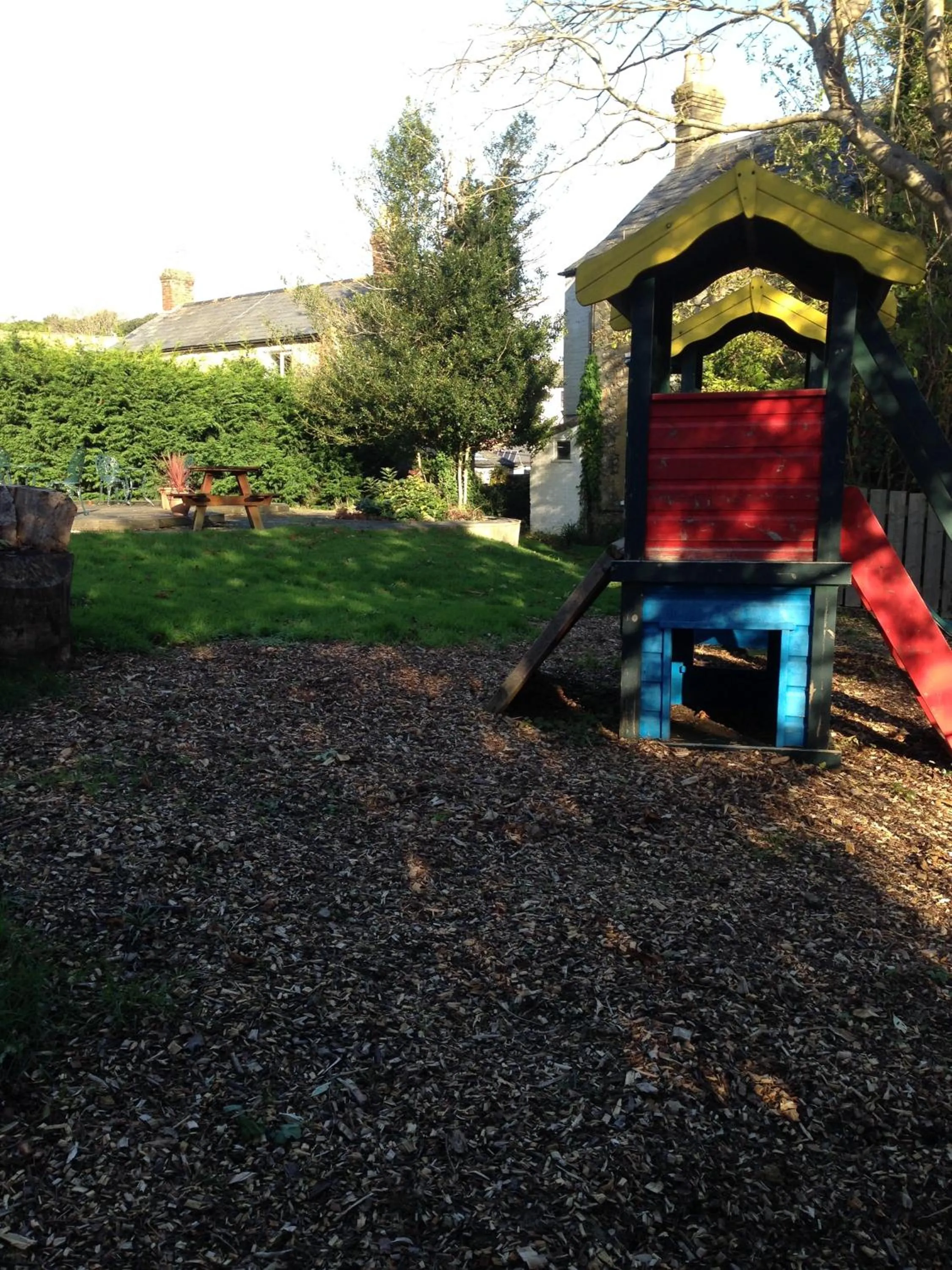 Patio in Holliers Hotel