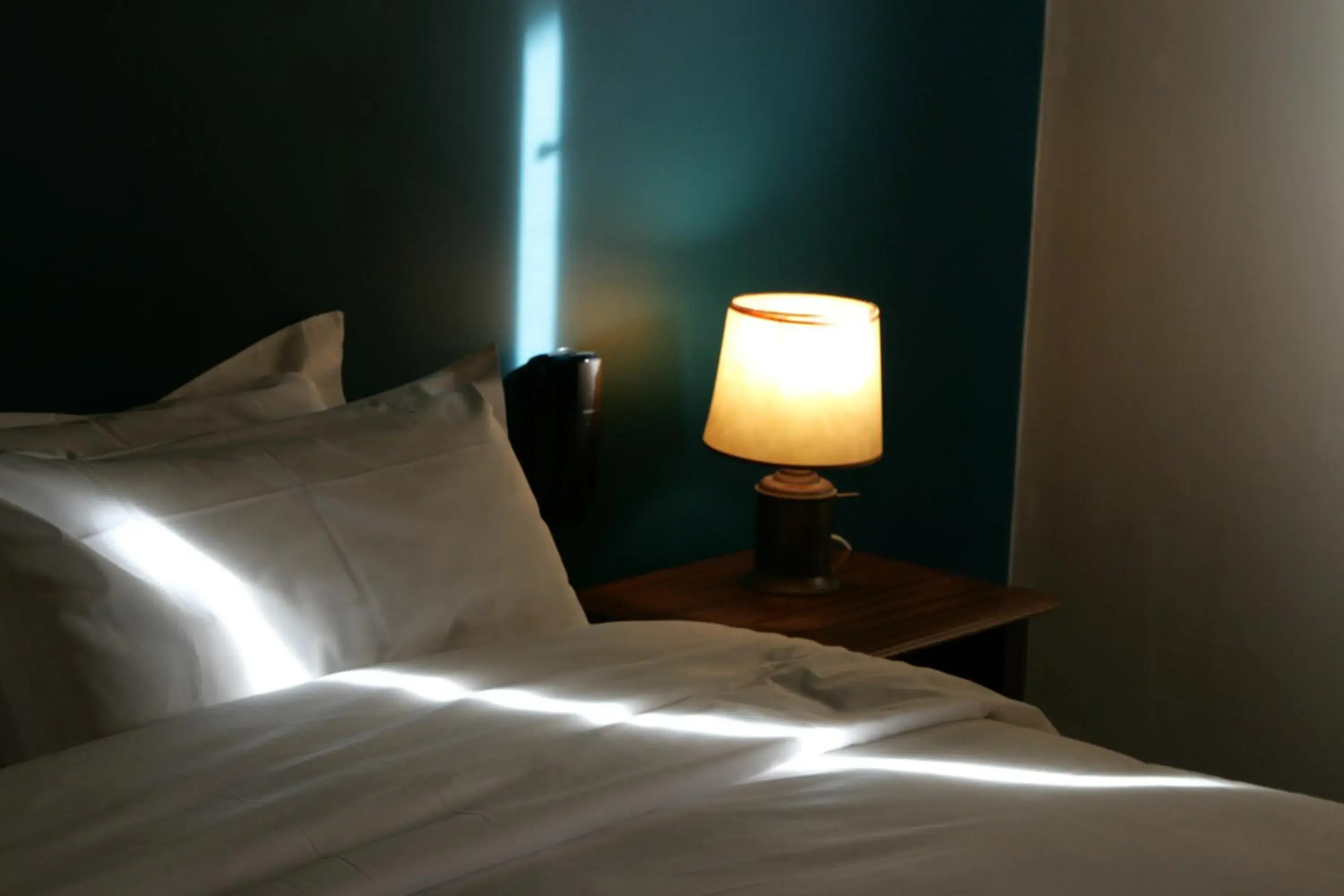 Decorative detail, Bed in Hôtel Albion Decorative detail, Bed in Hôtel Albion