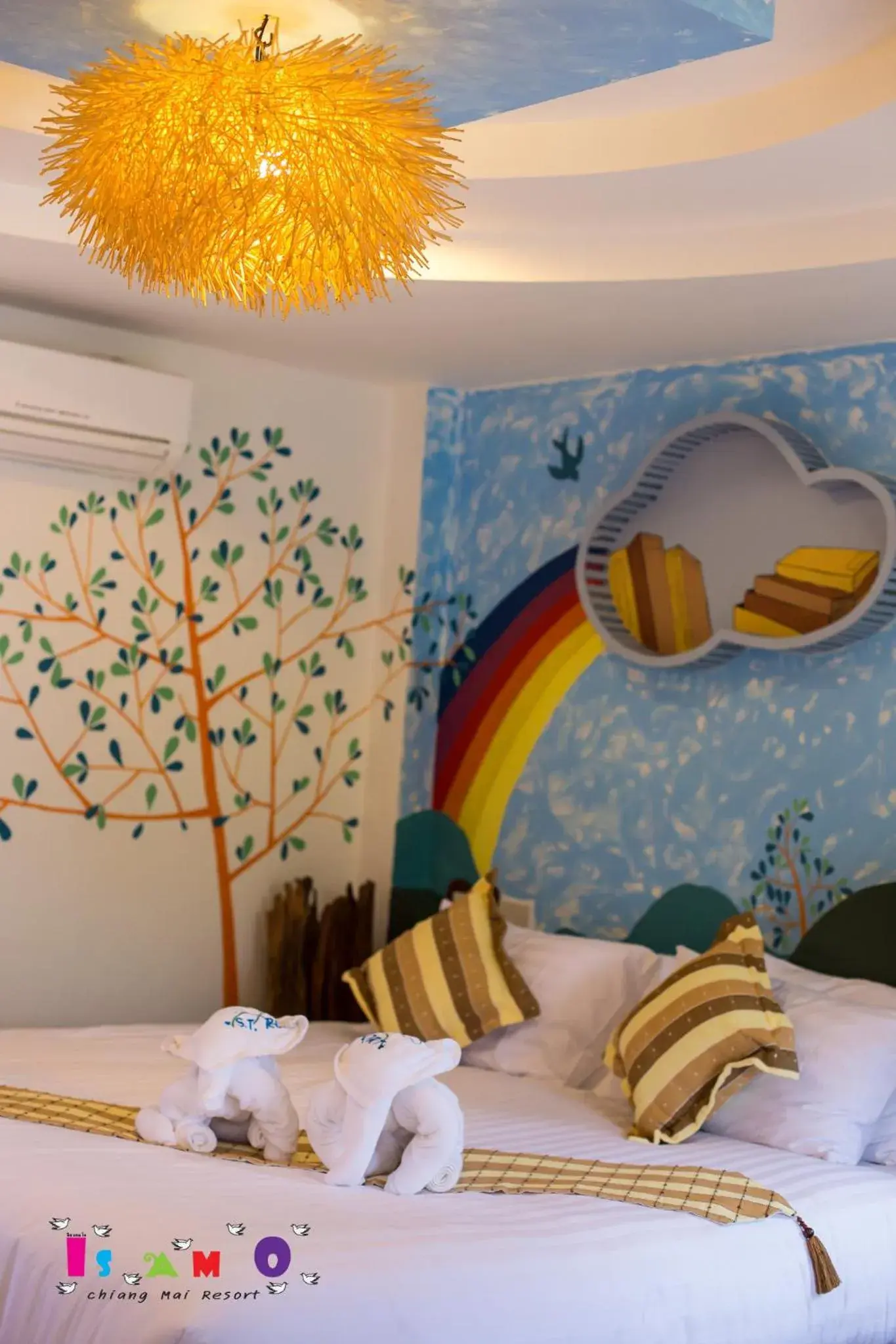 Bed in Is Am O Chiang Mai Resort Bed in Is Am O Chiang Mai Resort