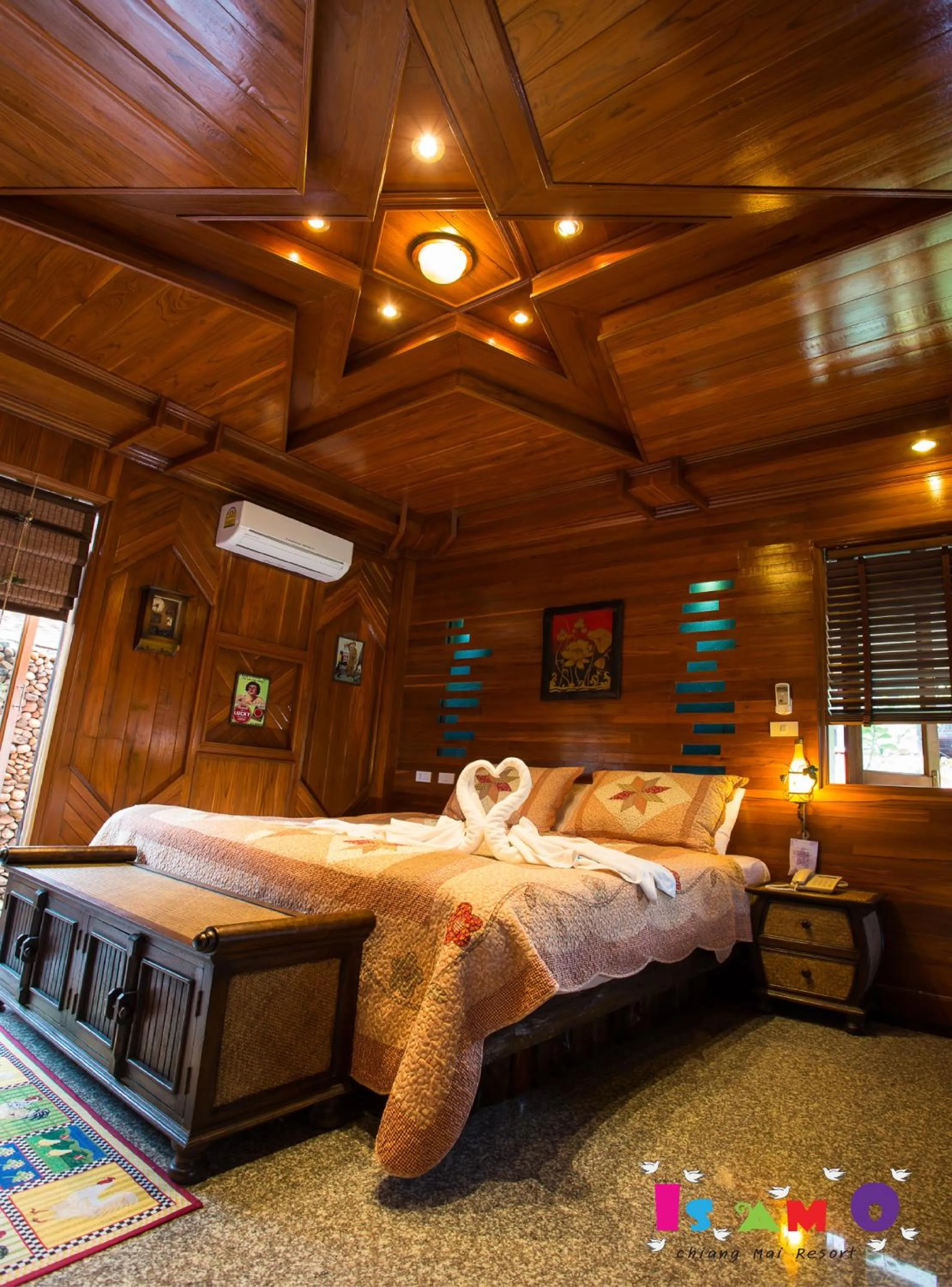 Bed in Is Am O Chiang Mai Resort