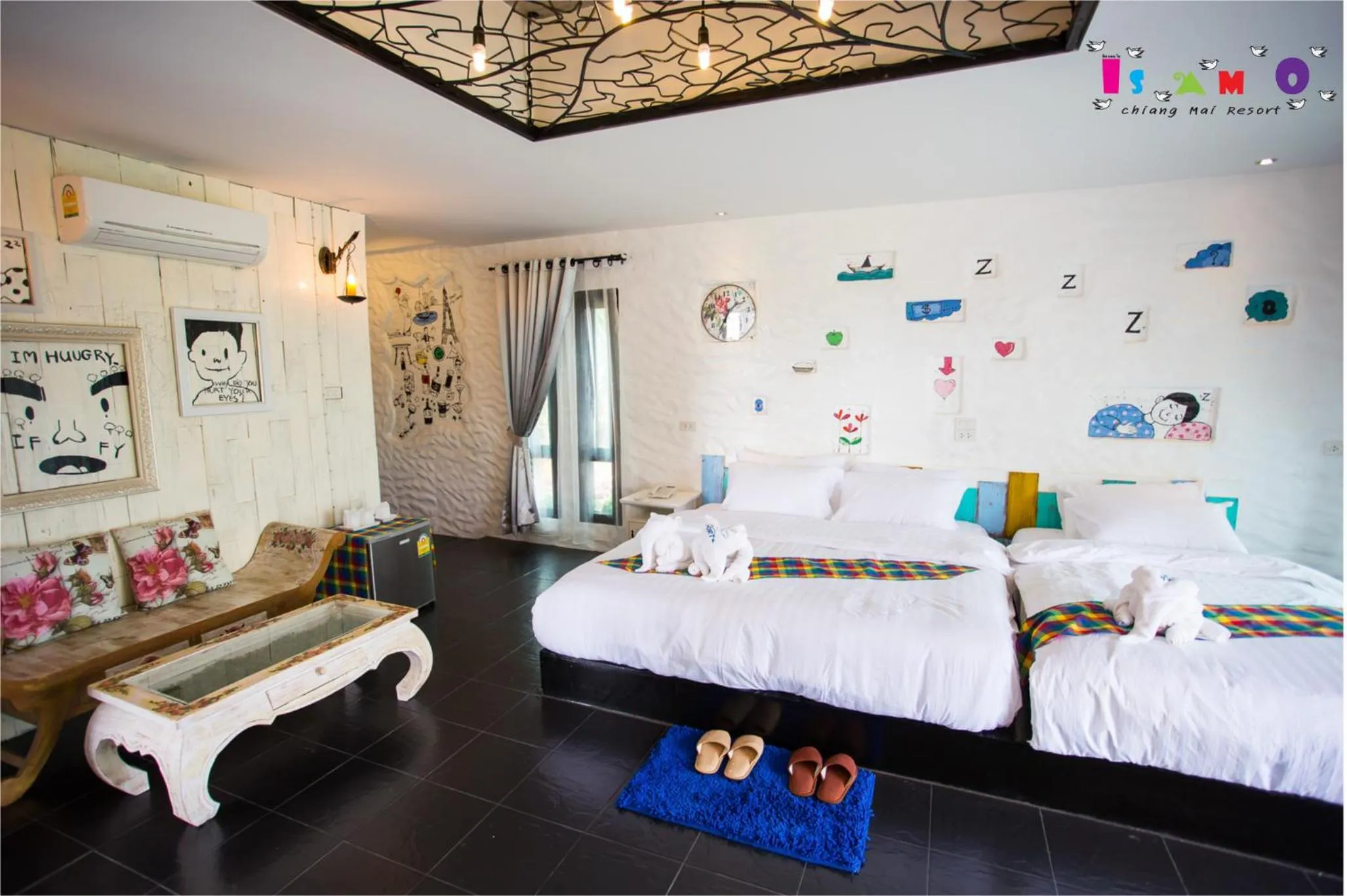 Bed in Is Am O Chiang Mai Resort