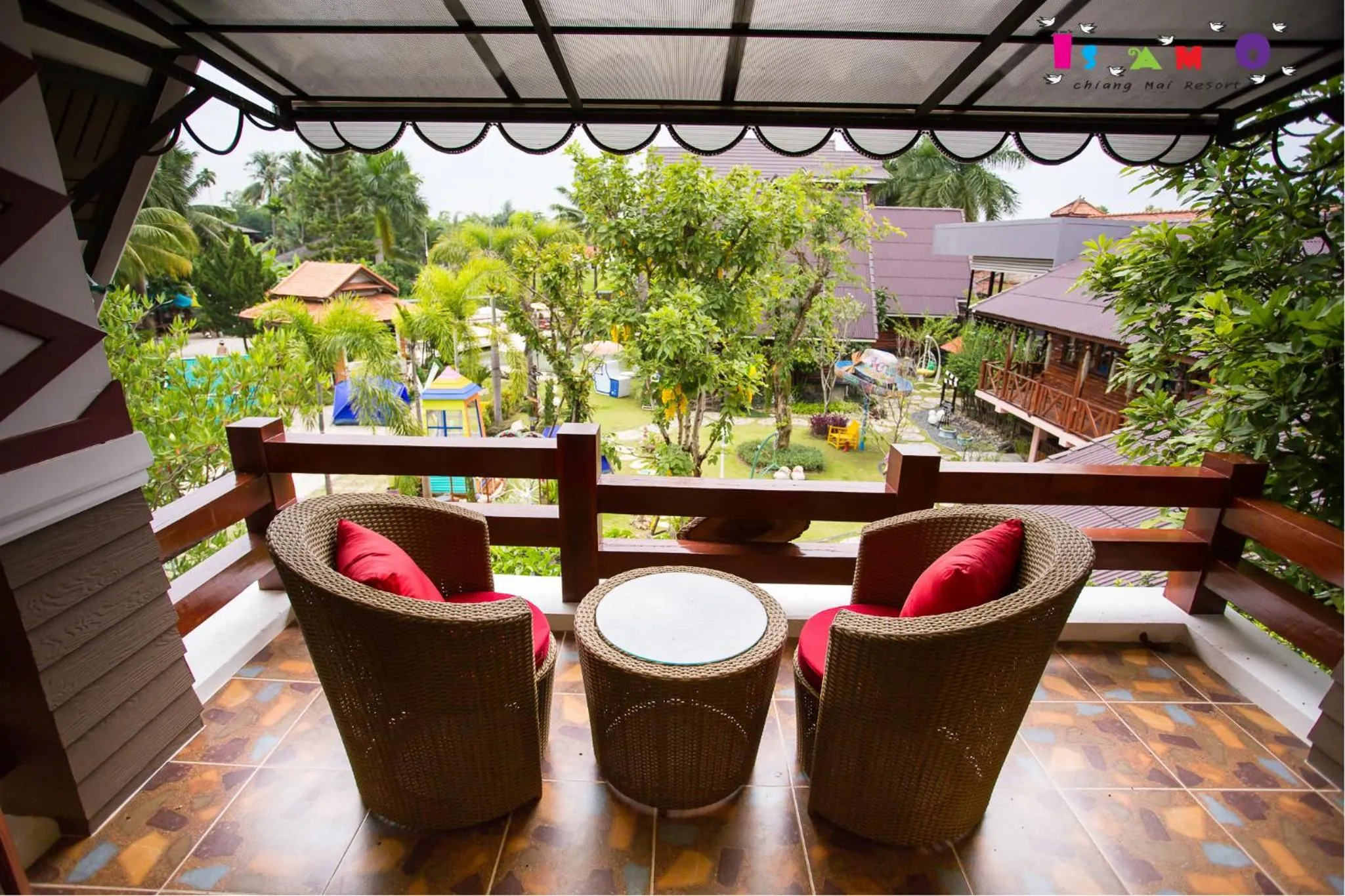 Balcony/Terrace in Is Am O Chiang Mai Resort