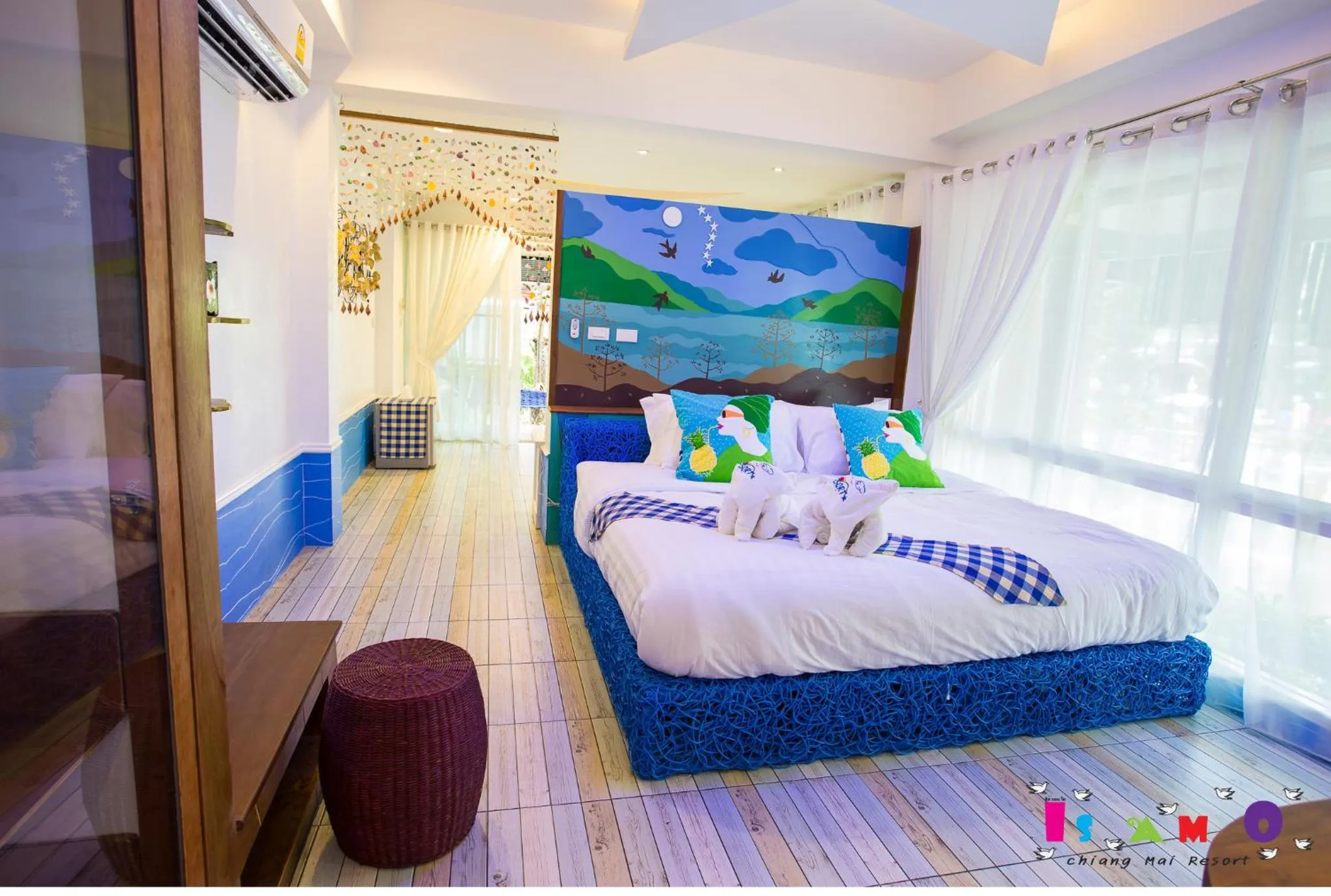 Bed in Is Am O Chiang Mai Resort