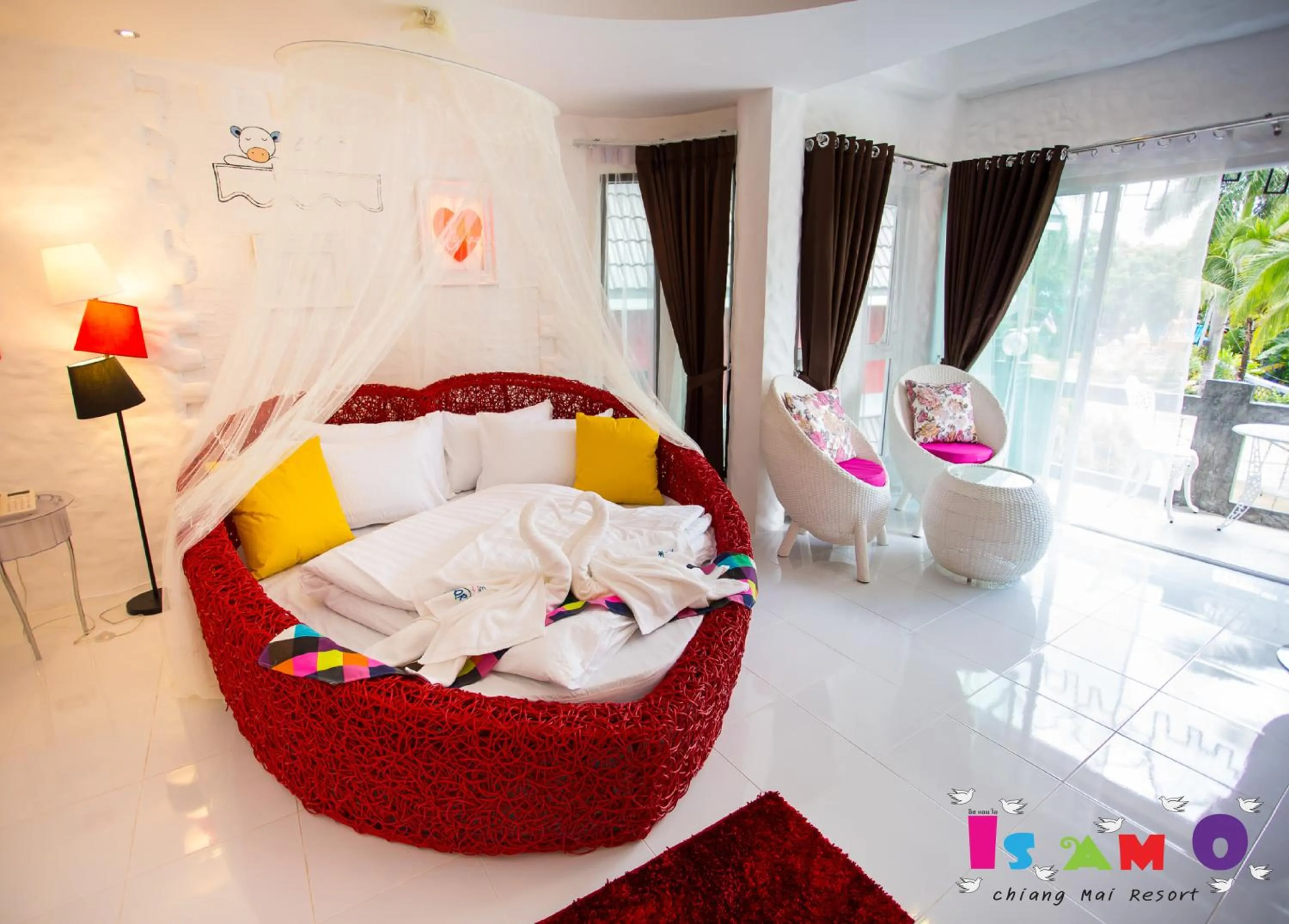 Bed in Is Am O Chiang Mai Resort