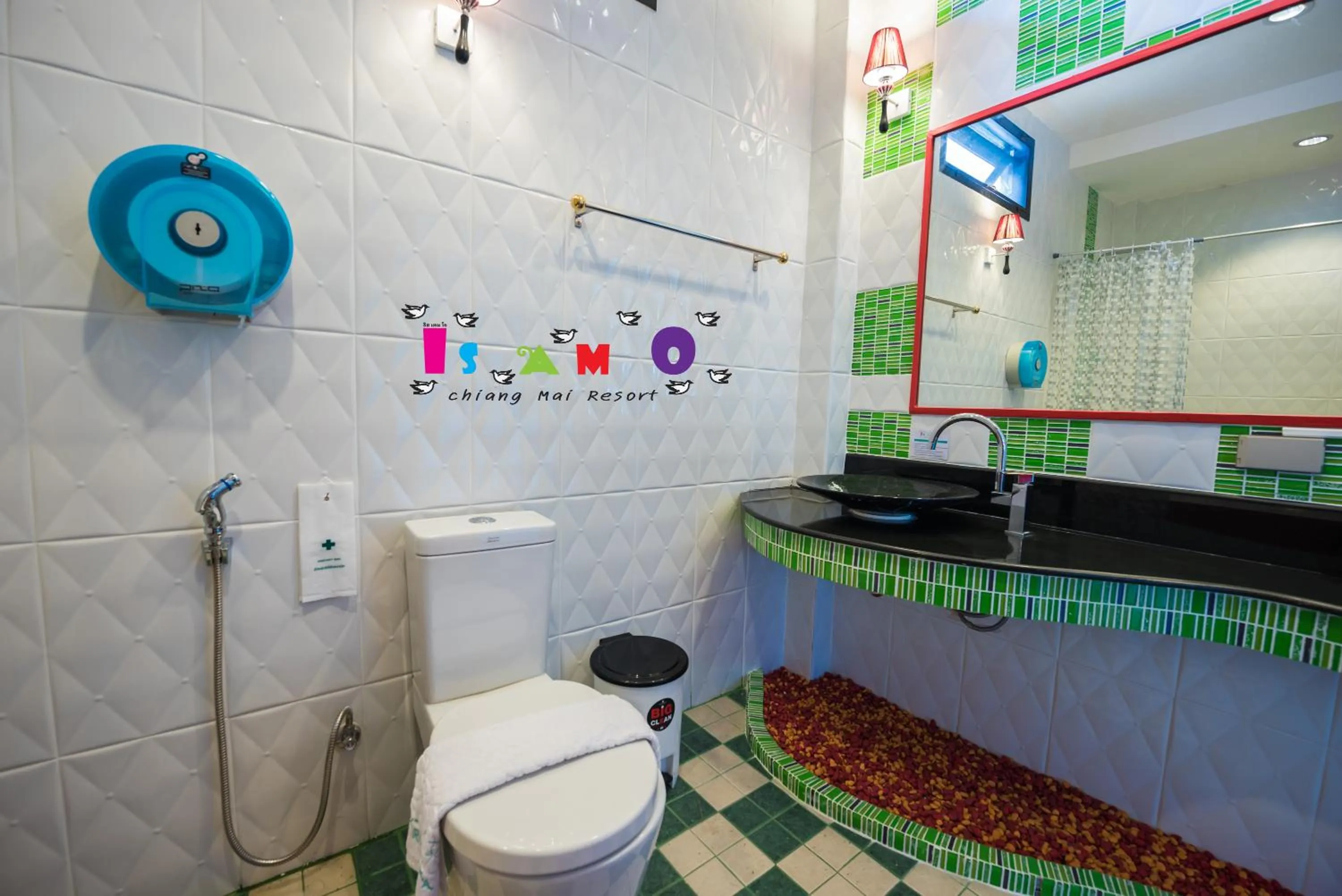 Toilet in Is Am O Chiang Mai Resort