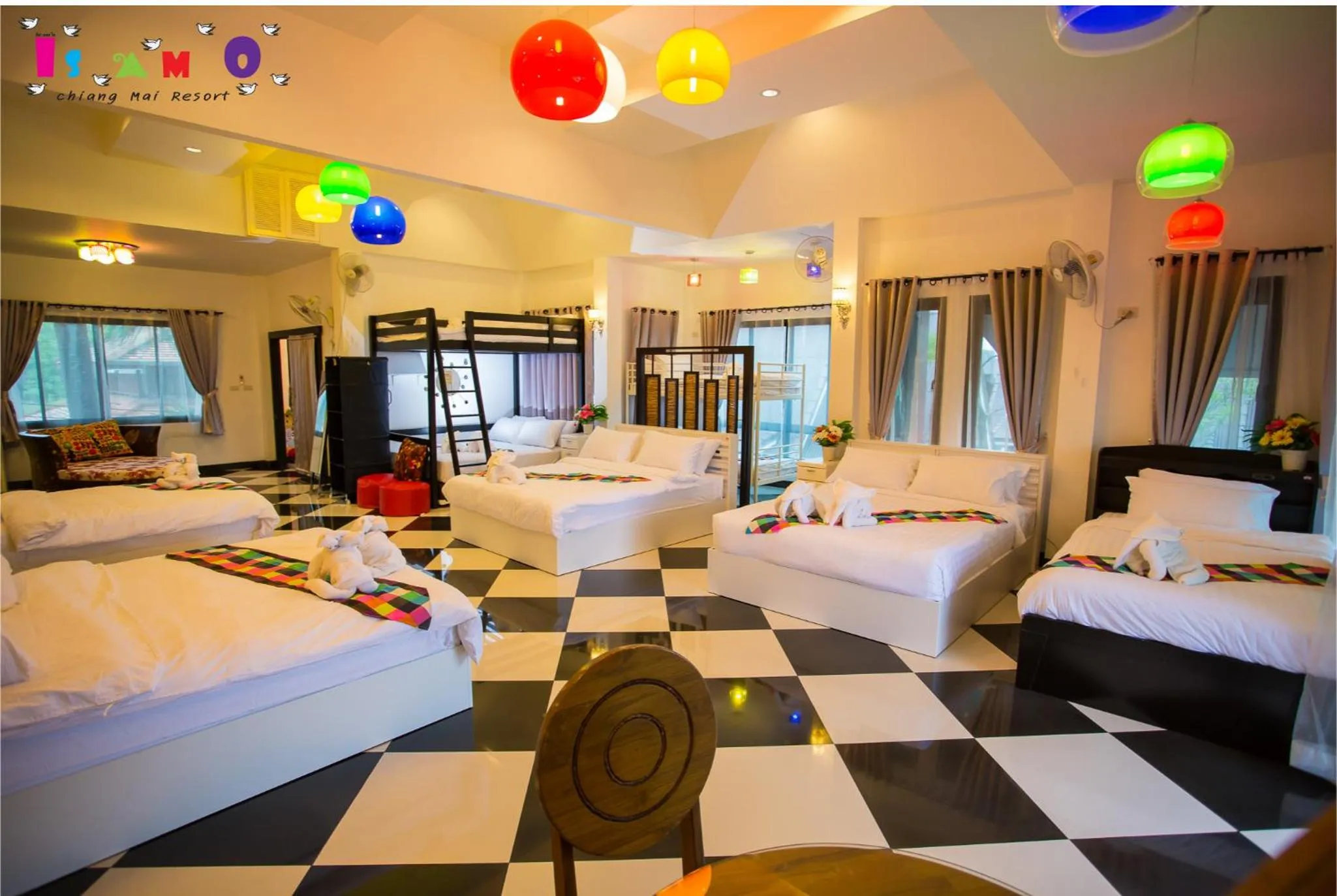 Bed in Is Am O Chiang Mai Resort