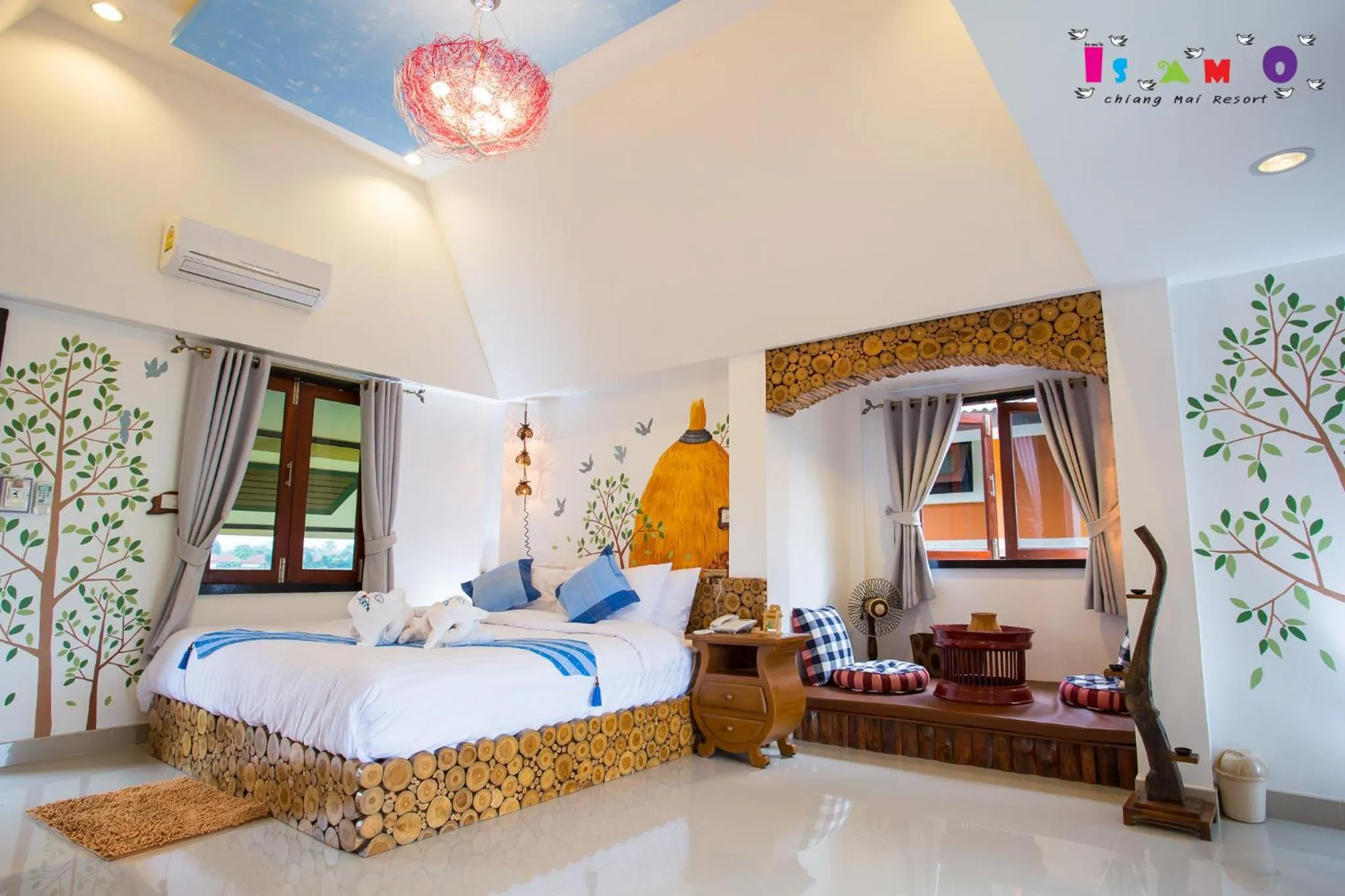 Bed in Is Am O Chiang Mai Resort