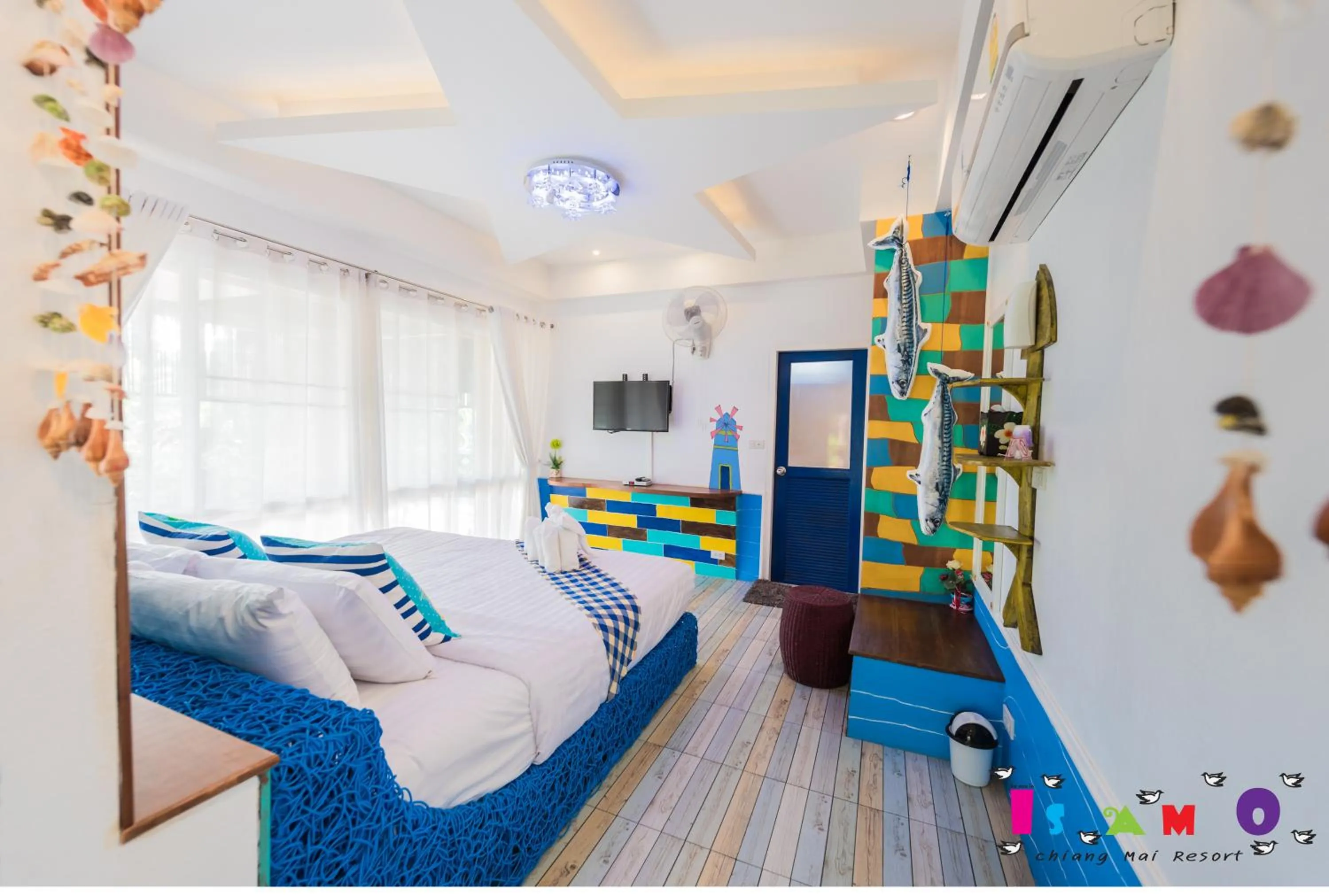 Bed in Is Am O Chiang Mai Resort