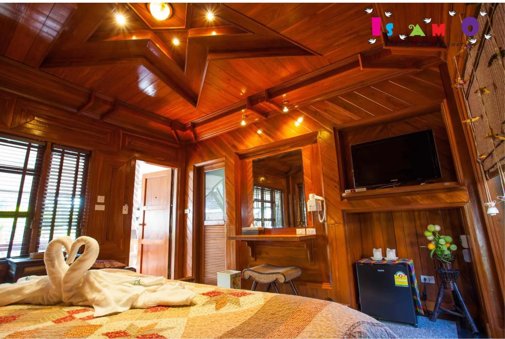 Bed in Is Am O Chiang Mai Resort