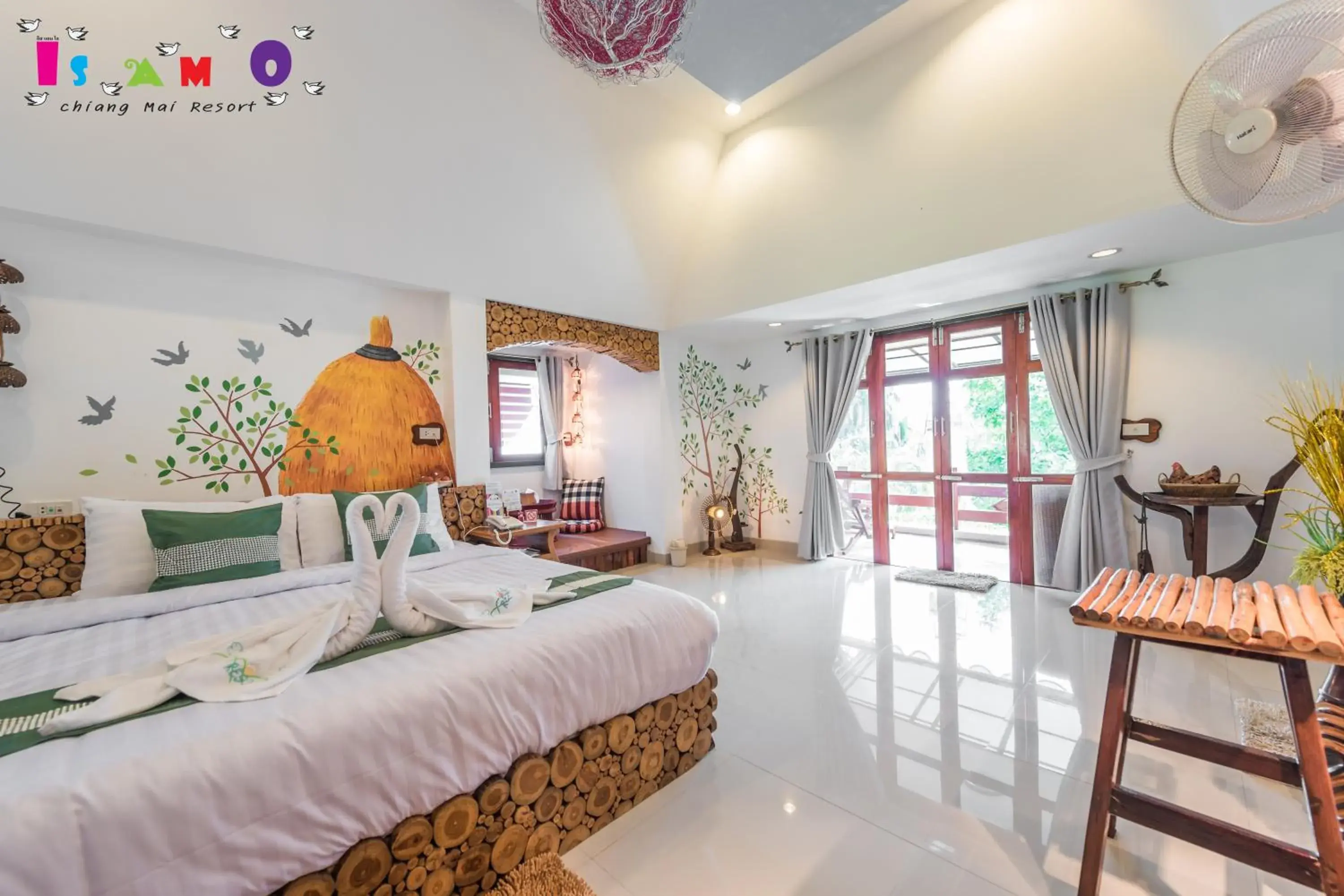 Bed in Is Am O Chiang Mai Resort Bed in Is Am O Chiang Mai Resort