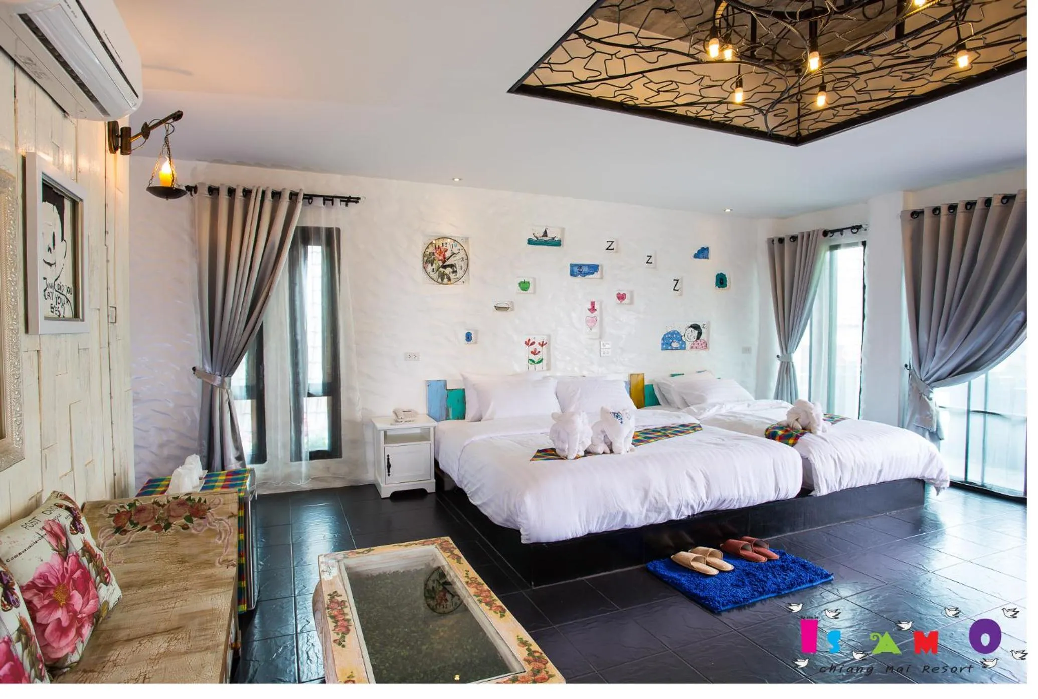 Bed in Is Am O Chiang Mai Resort