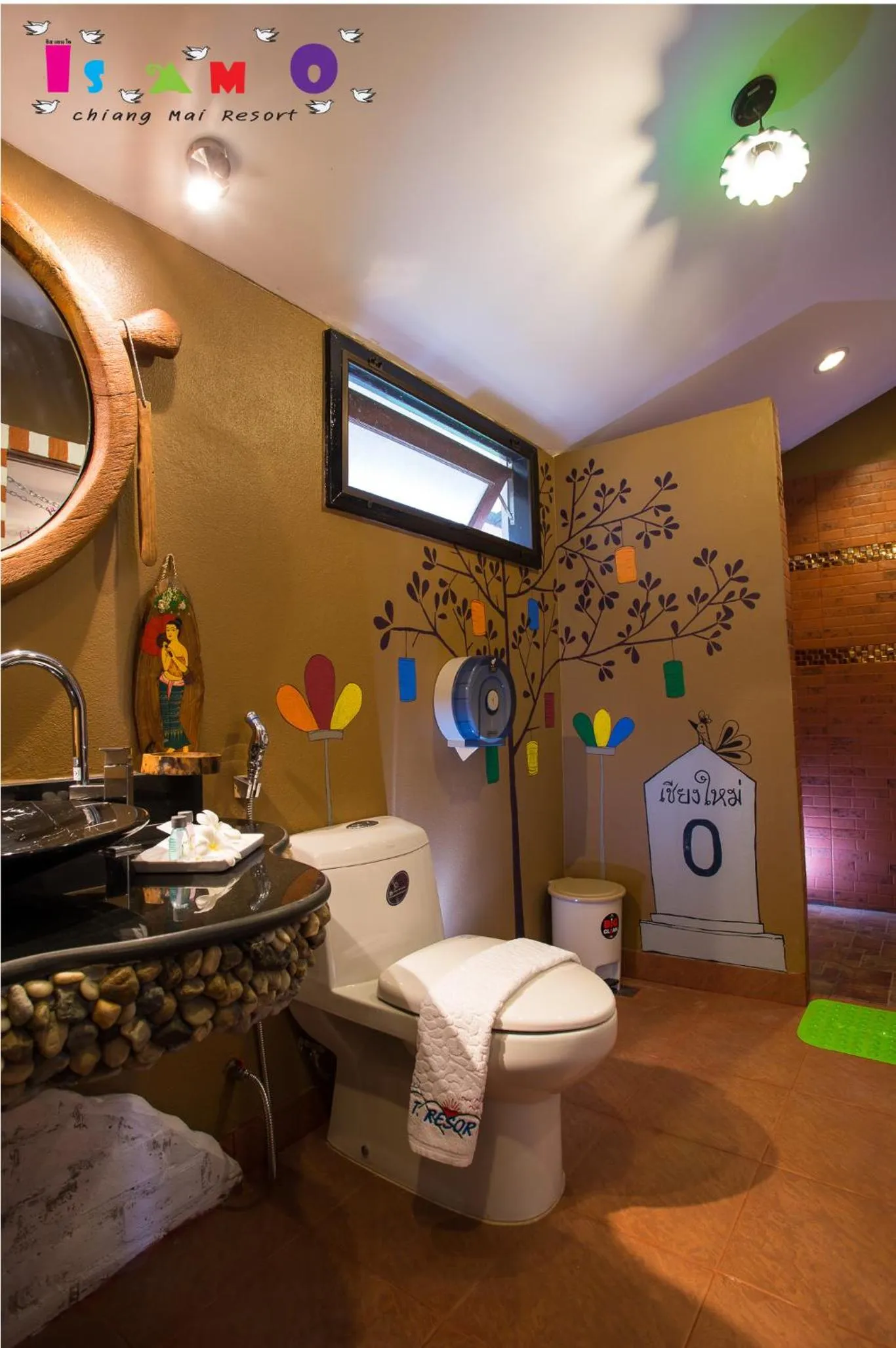 Toilet in Is Am O Chiang Mai Resort