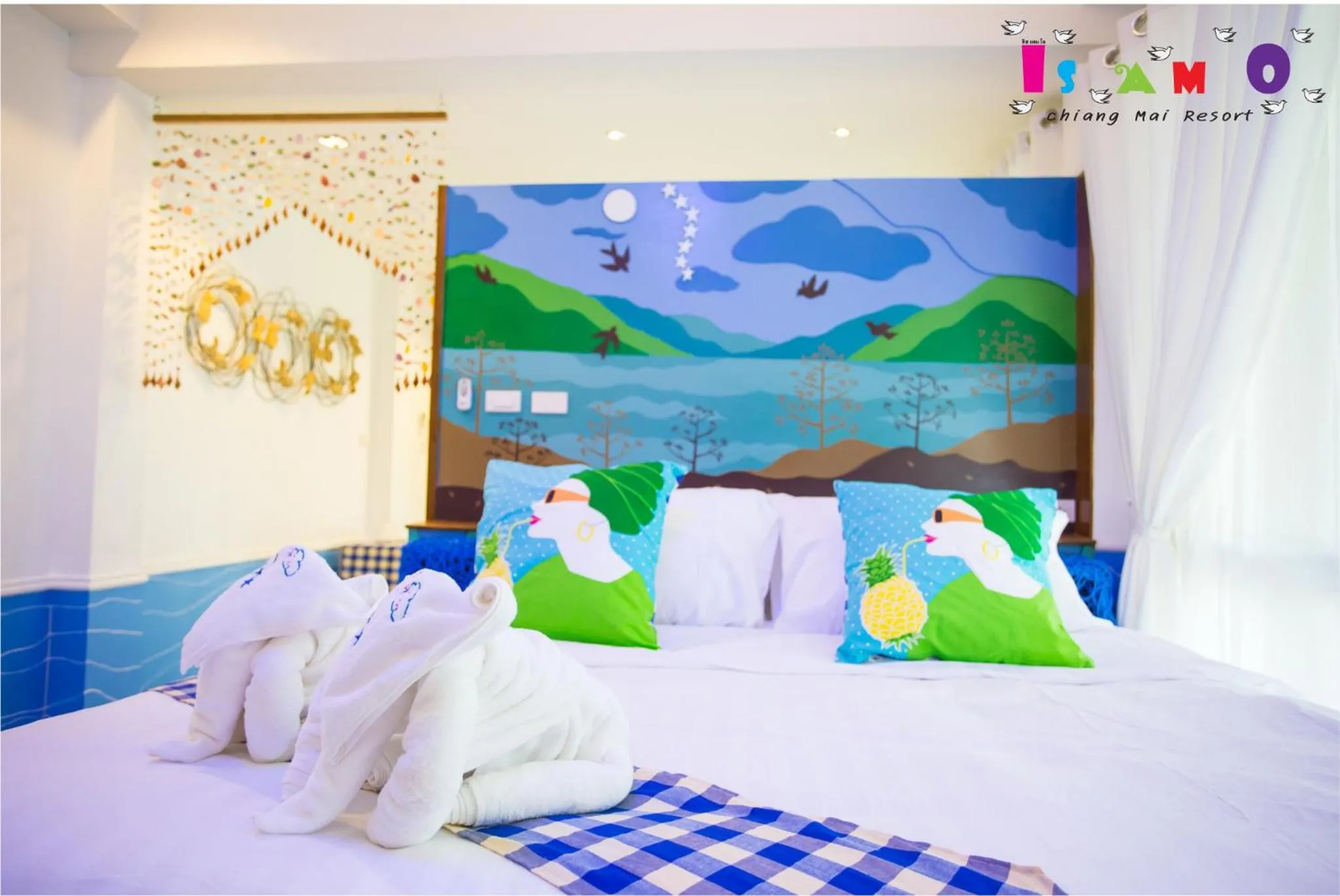 Bed in Is Am O Chiang Mai Resort