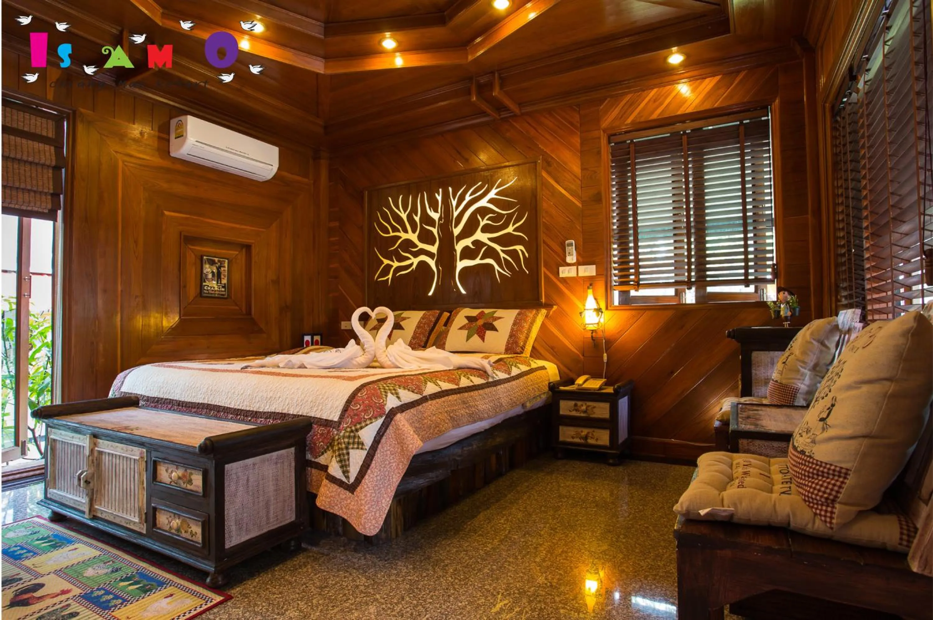 Bed in Is Am O Chiang Mai Resort