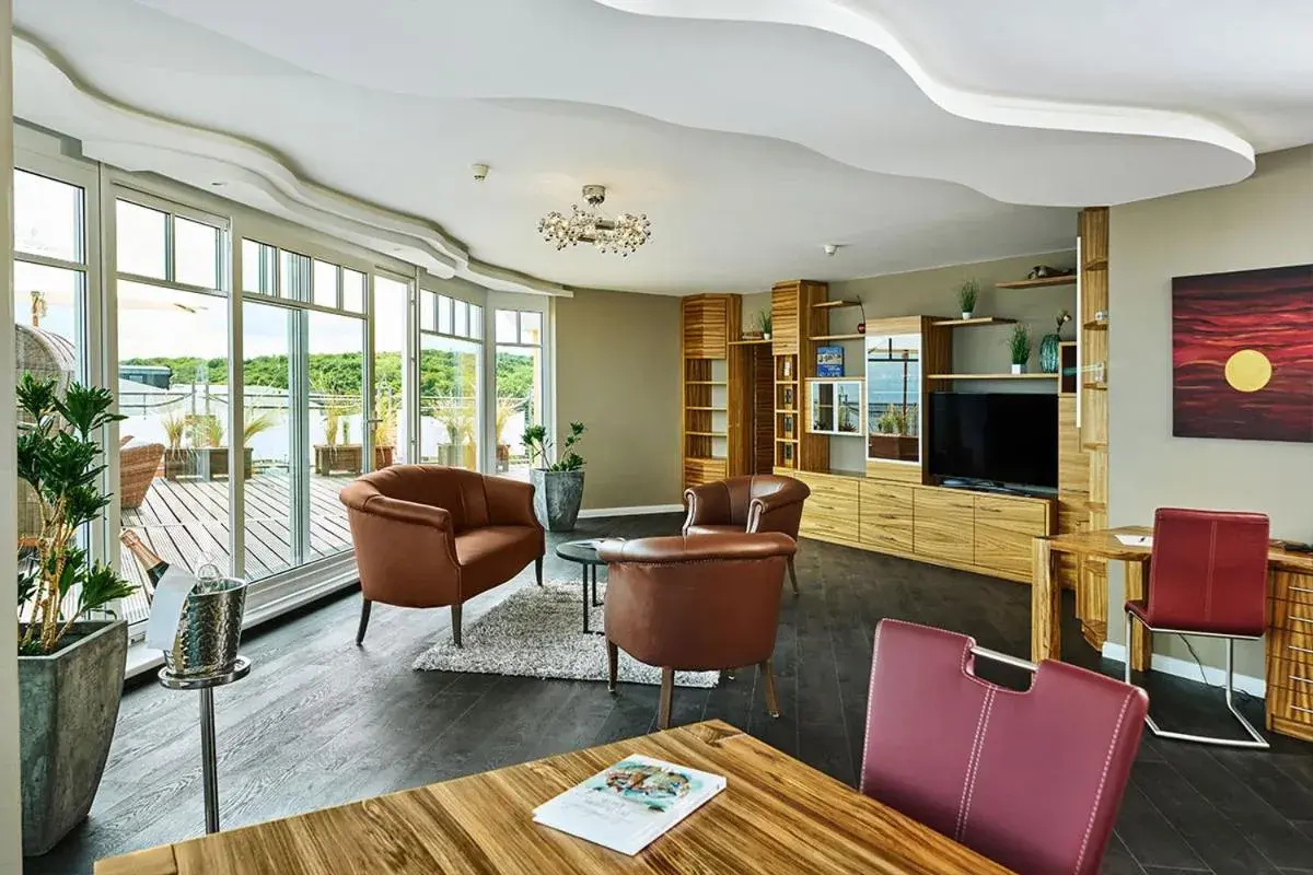 Living room, Lobby/Reception in Strandpalais Prinz von Preussen - Anbau vom Strandhotel Preussenhof