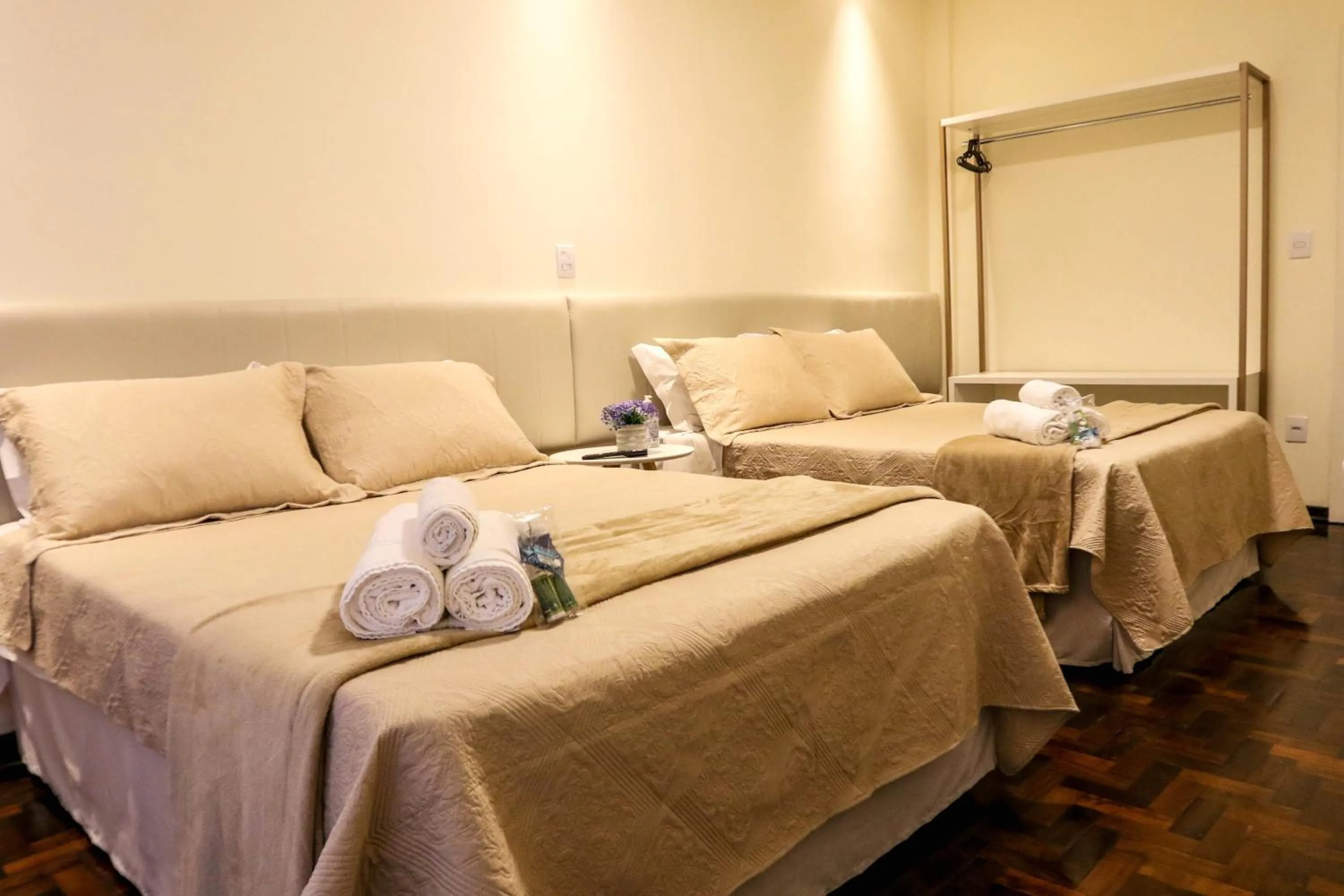 Bed in Novo Hotel Iguaçu
