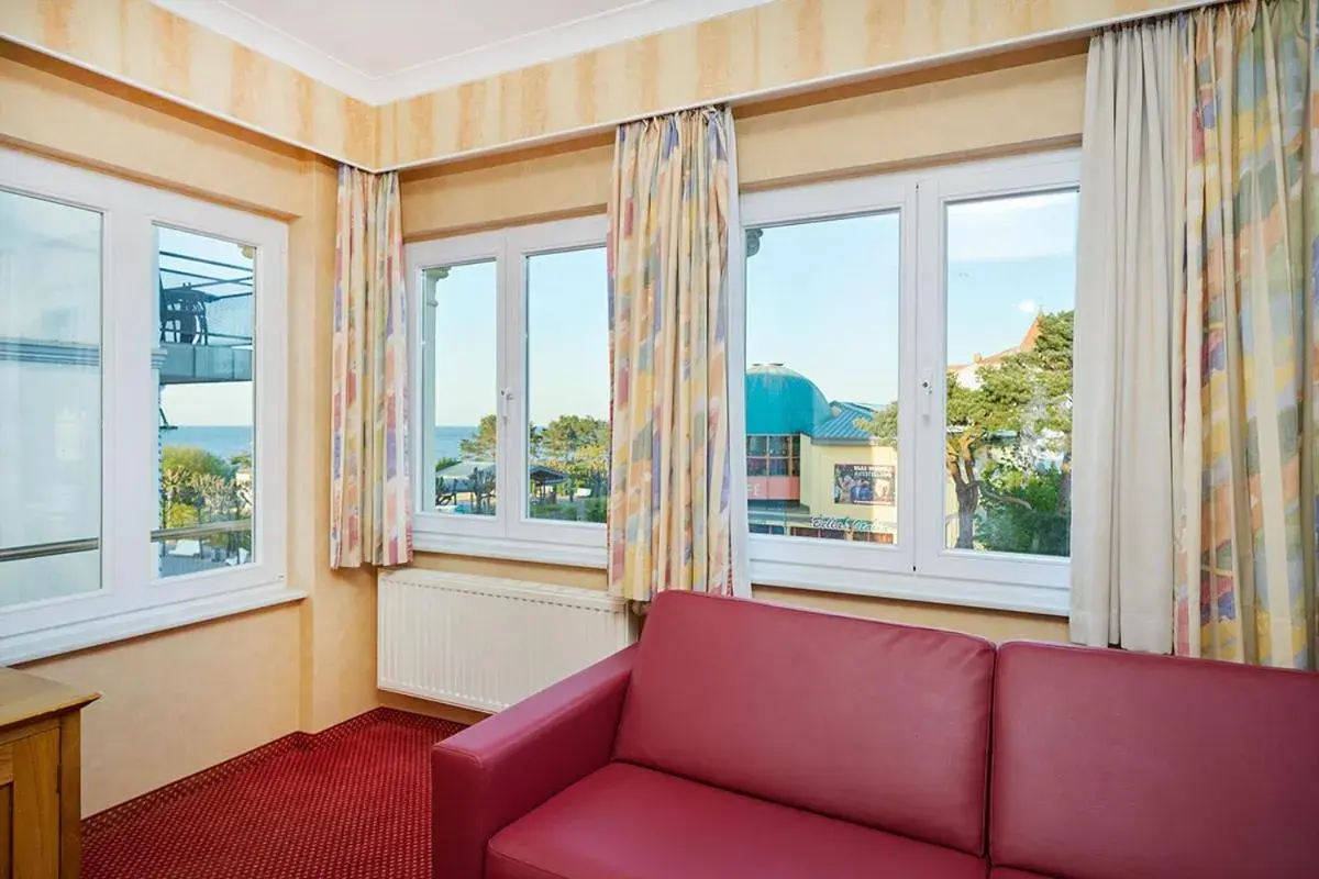 View (from property/room), Seating Area in Strandvilla Viktoria - Anbau vom Strandhotel Preussenhof