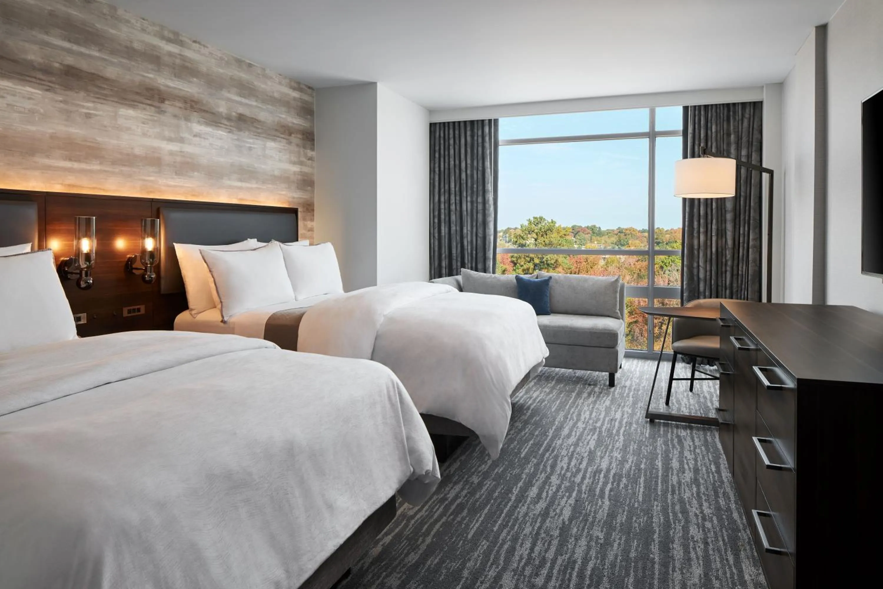 Bed in The Westin Richmond