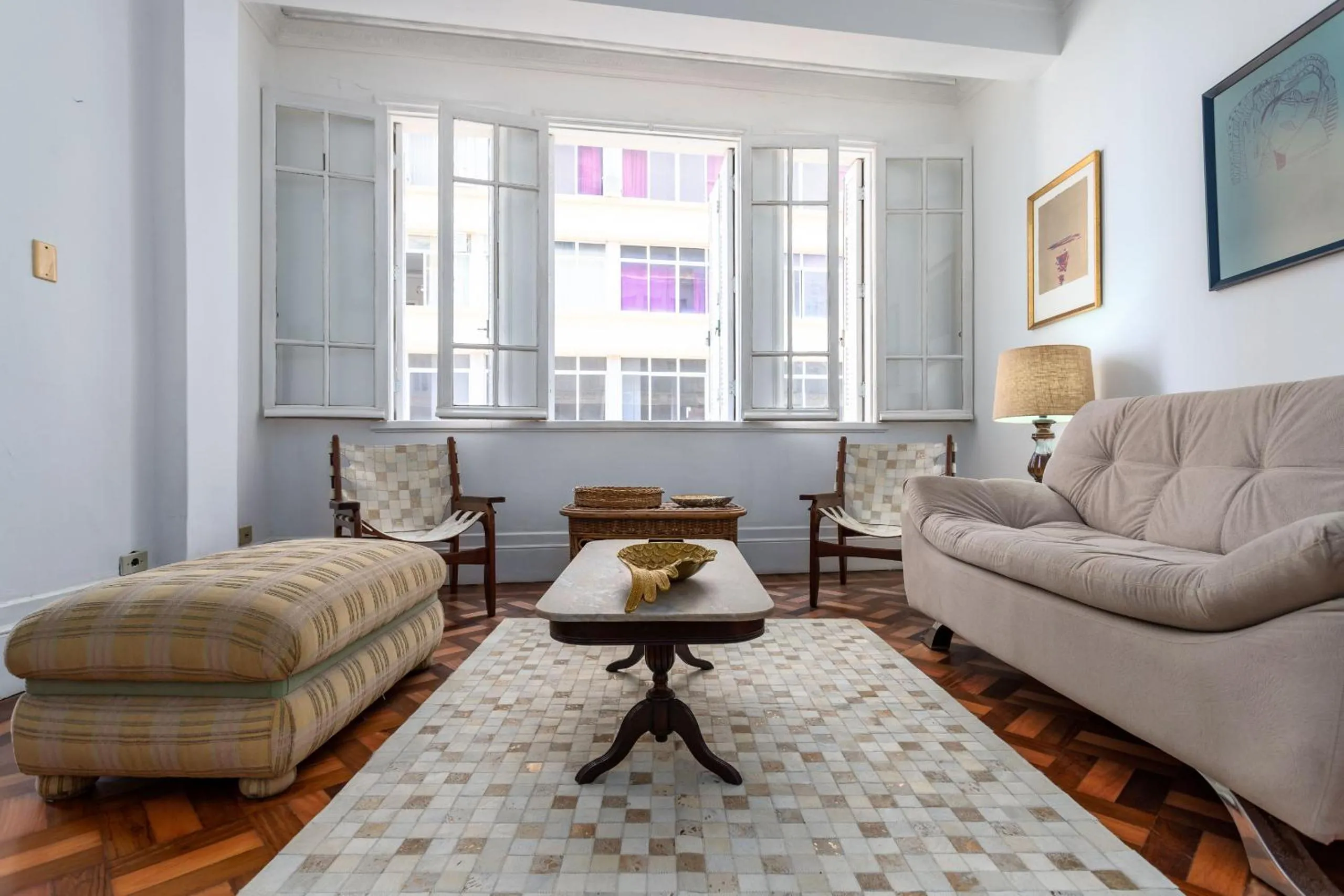 Communal lounge/ TV room in Encantador em Copacabana - Vista Oceânica - BI701 Z3