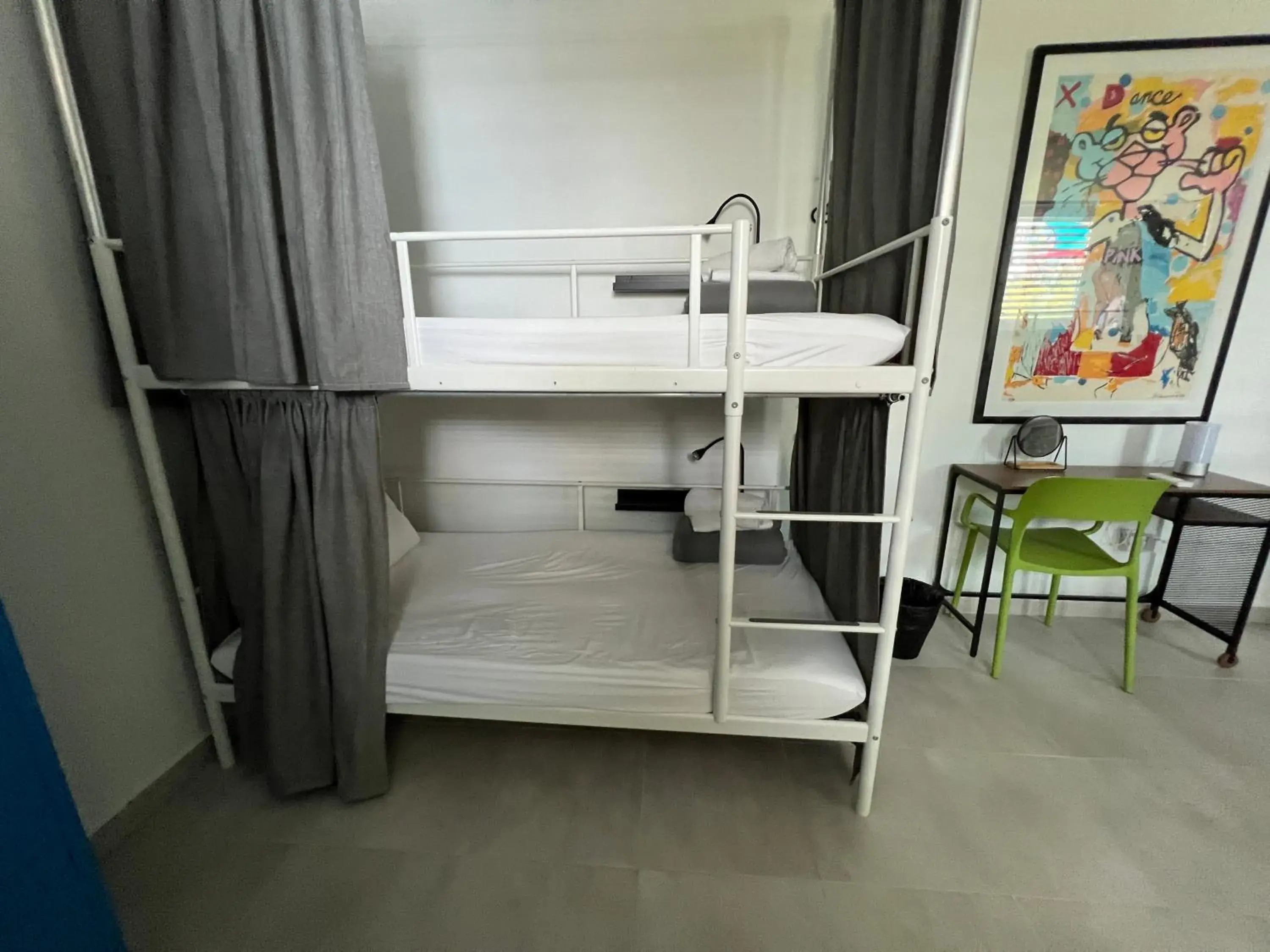 Bunk Bed in Female Dormitory Room in Nomada Beach Hostel- Isla Verde Bunk Bed in Female Dormitory Room in Nomada Beach Hostel- Isla Verde