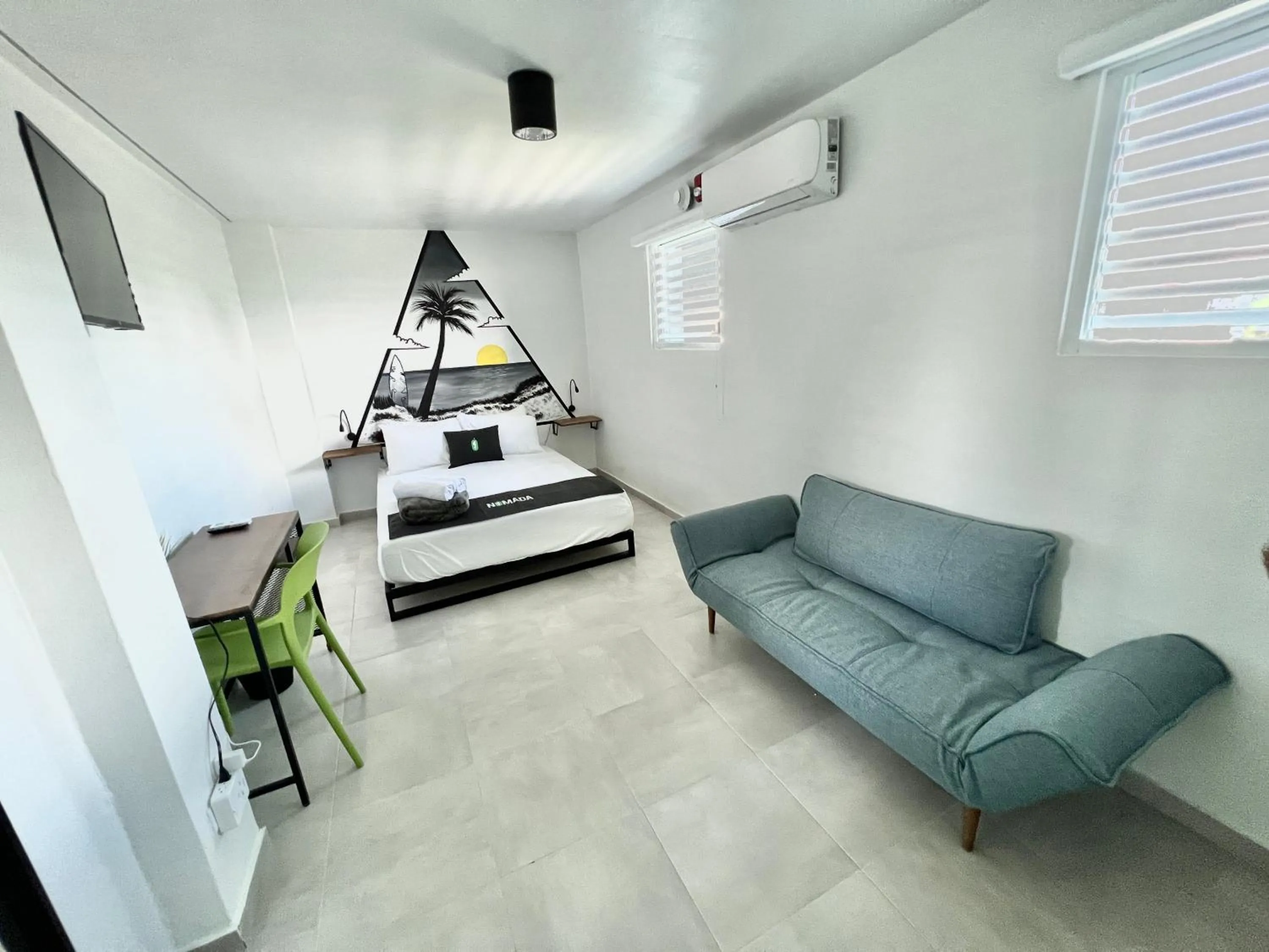 Photo of the whole room, Bed in Nomada Beach Hostel- Isla Verde