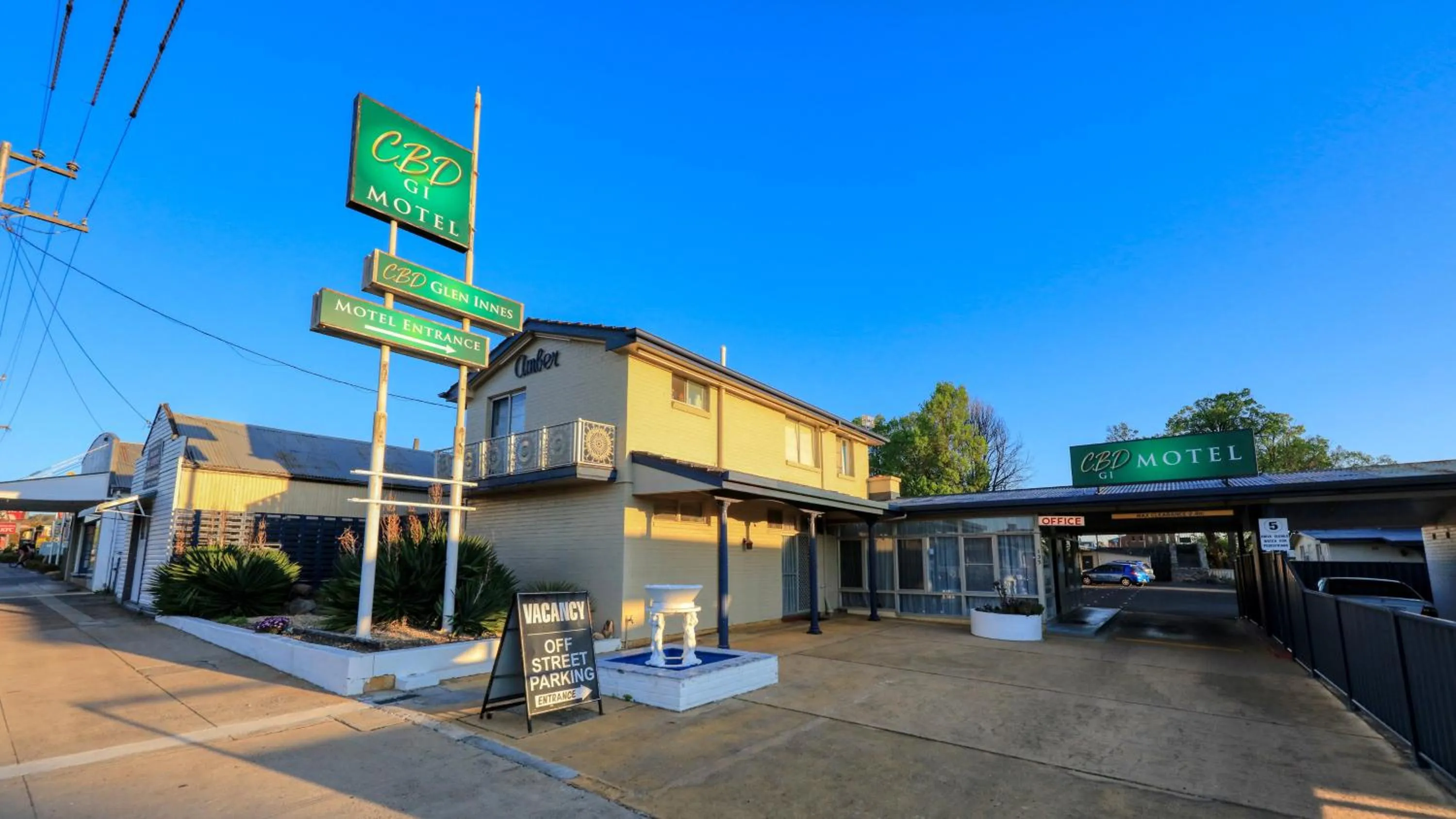 Facade/entrance in CBD GI Motel