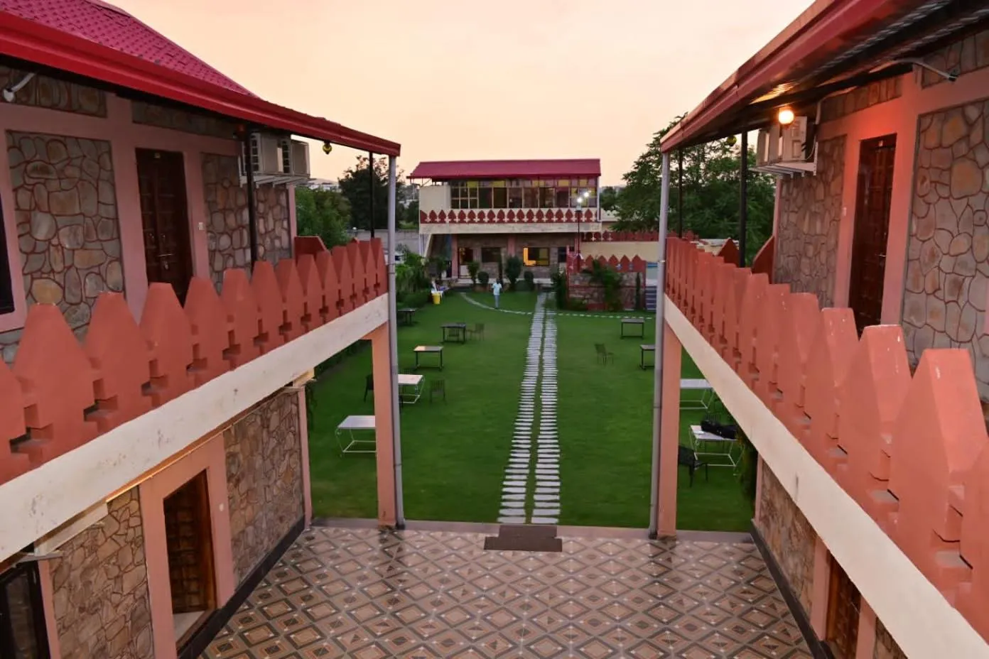 Property building in Pushkar Retreat Resort - The Nature and Mountain View Resort ,Pushkar